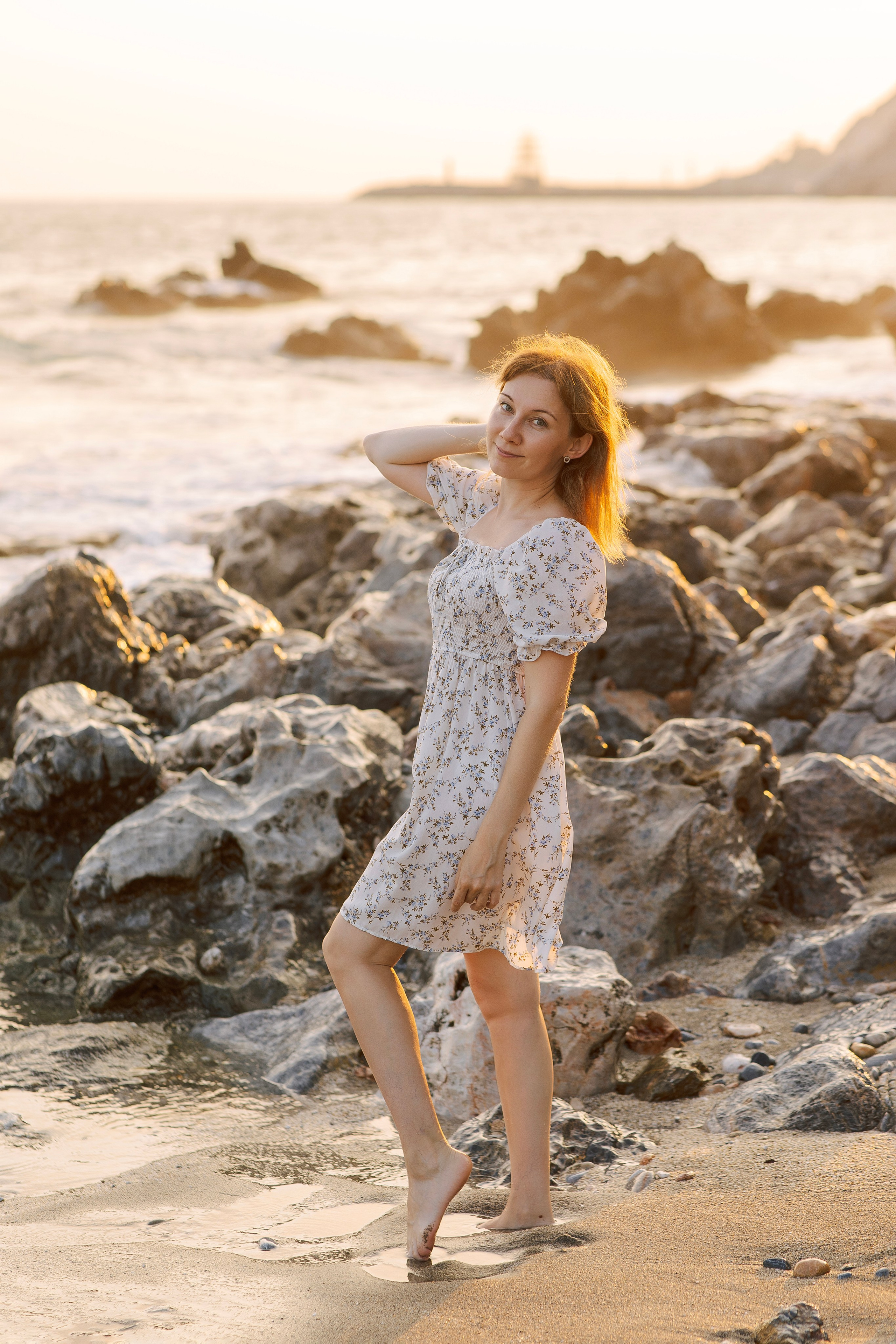 Sunset Family Photos on Cleopatra Beach | Alanya Photographer. Professional Photographer in Alanya, Side, Belek, Antalya. Turkiye