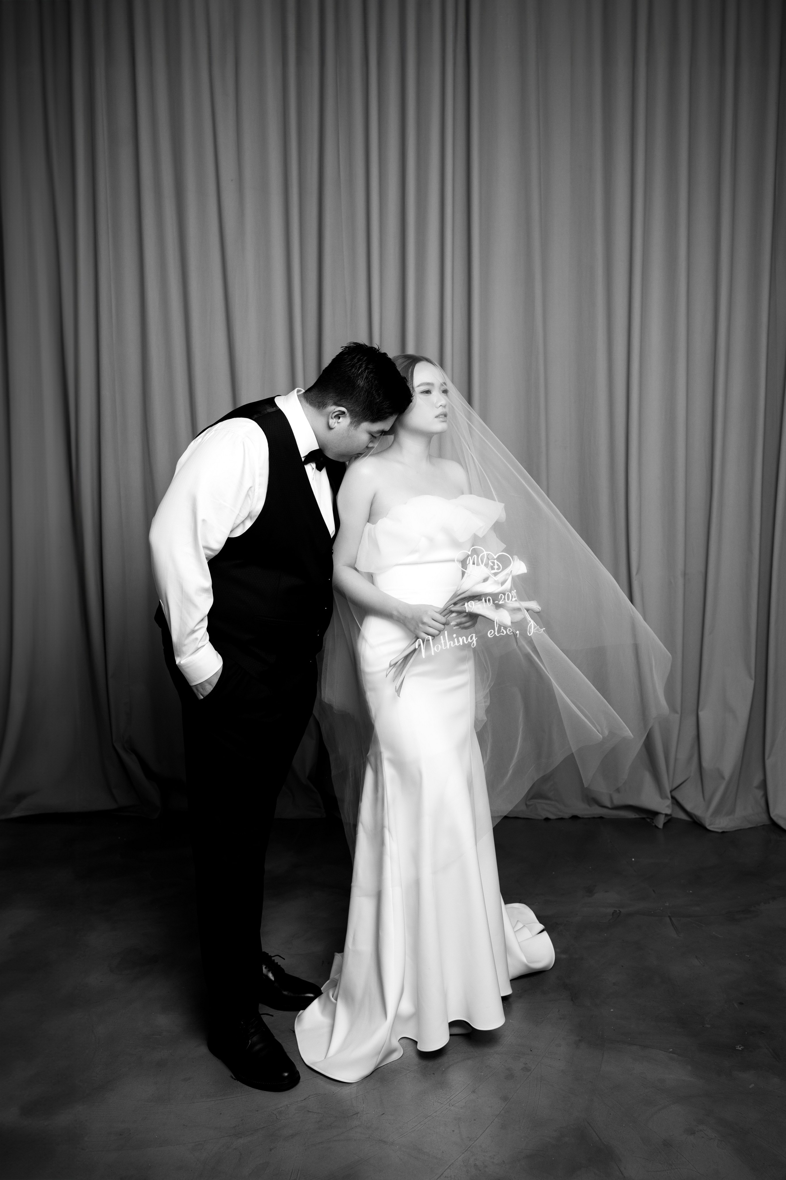 DANG & NGHI wedding photoshoot in studio. Anns wedding photography