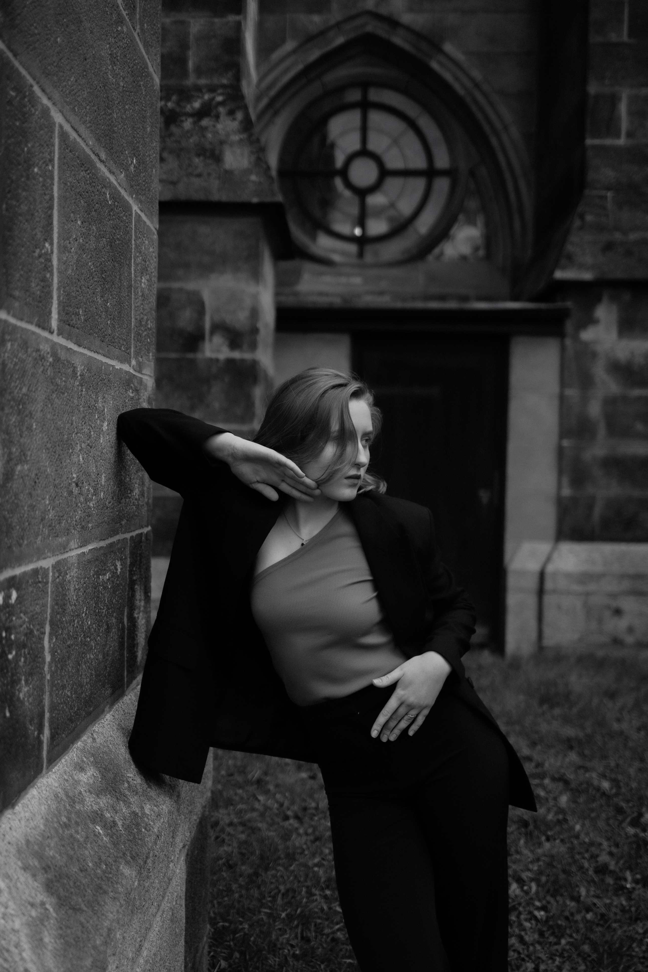 Timeless Grace — Black & White Portraits in the City. Elegant, Cinematic, Authentic. Kristina Kozheltsova- Soulful Portrait&Lifestyle&Love Story Photographer in Leipzig, Germany