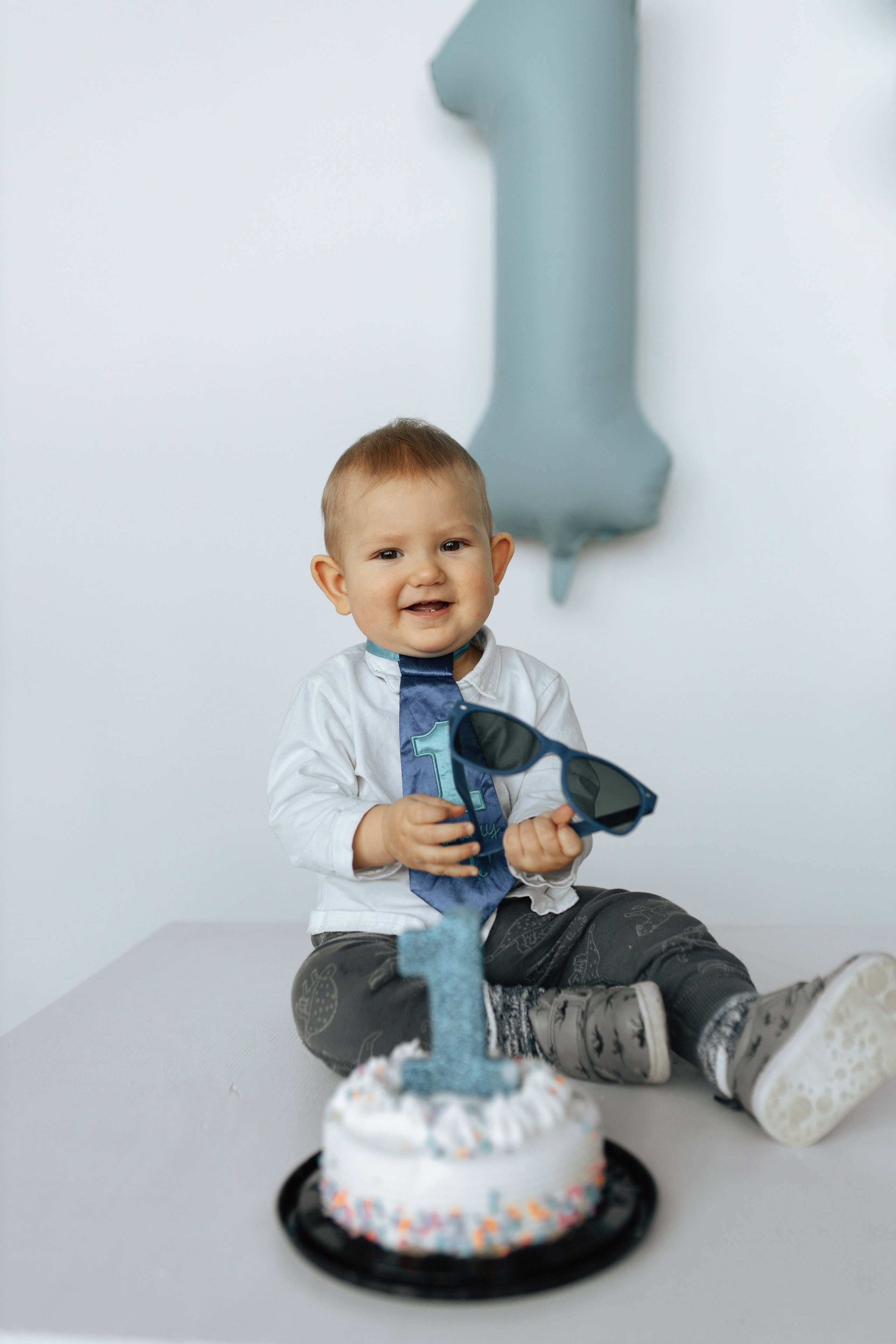 Aleksandr’s first birthday. Home