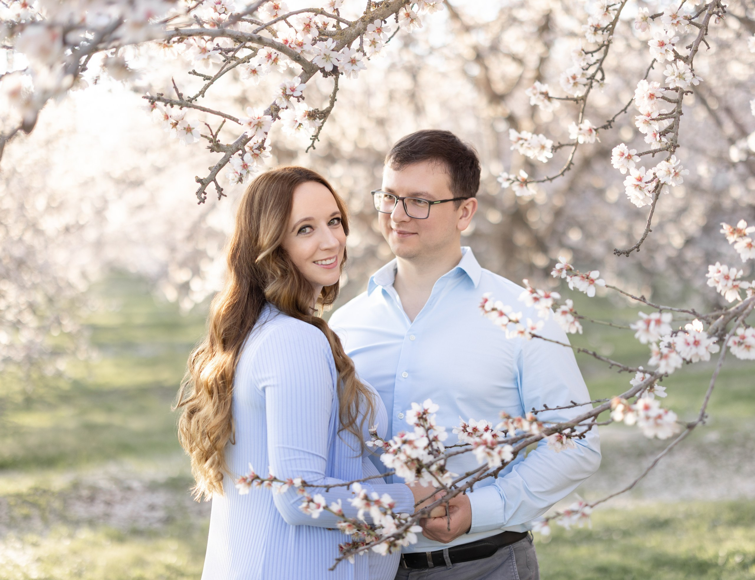 Among the Blossoms. Levantera Photo San Francisco Bay Area Photographer Natalia