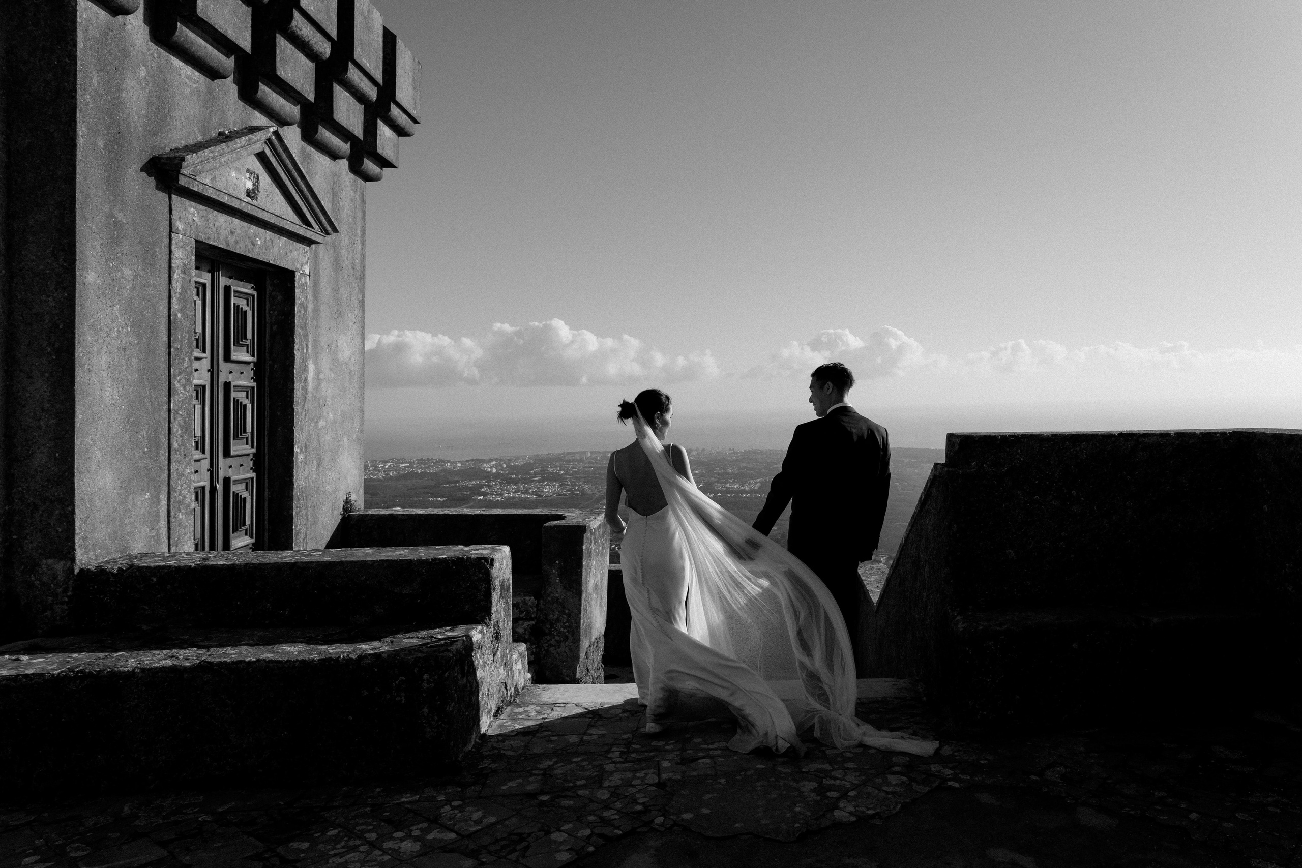 Sintra Elopement at Cabo da Roca Cliffs | Portugal. Lisbon Wedding Photographer | Timeless Documentary Wedding Photography