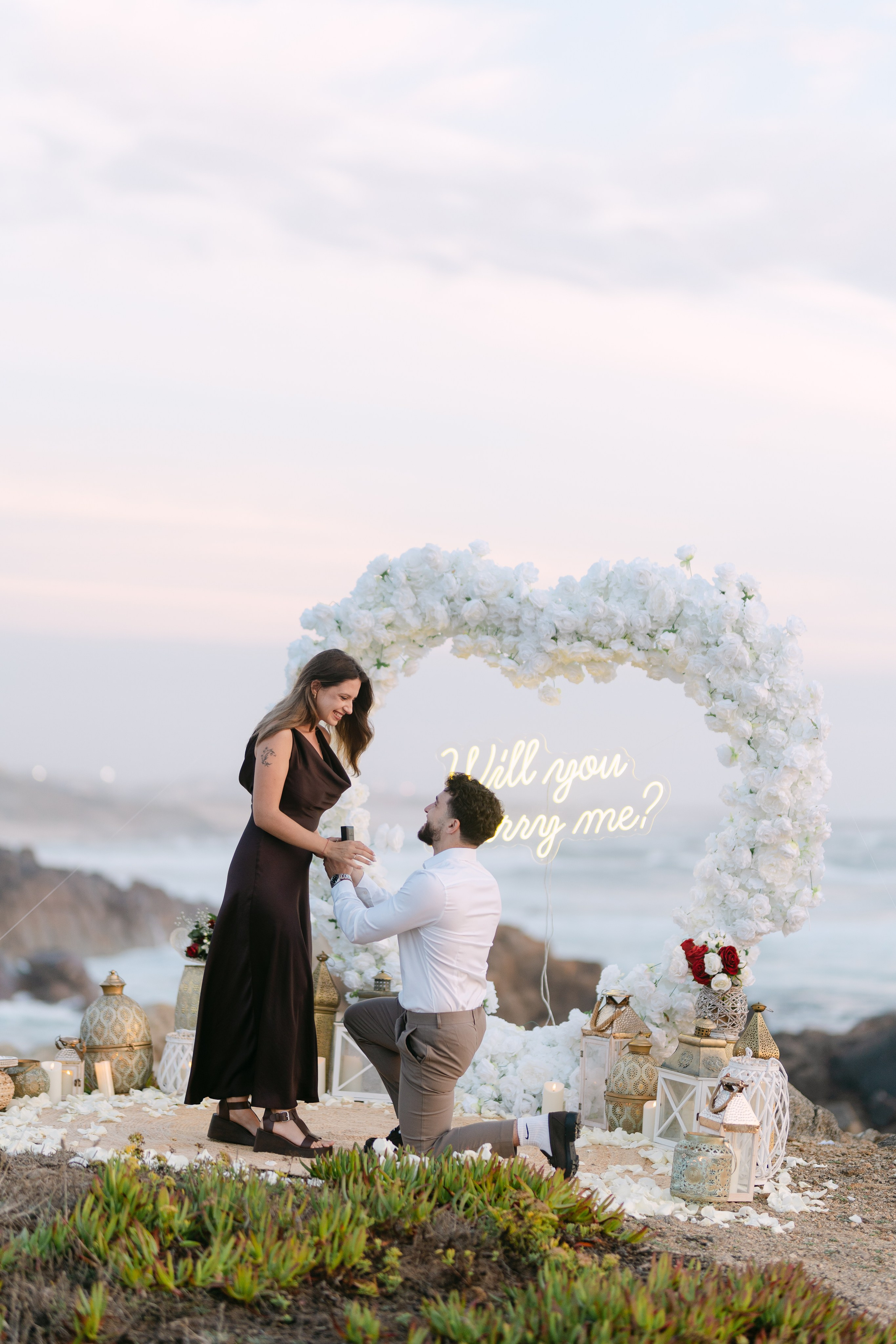 Wedding Proposal at the Beach. Davi Valente