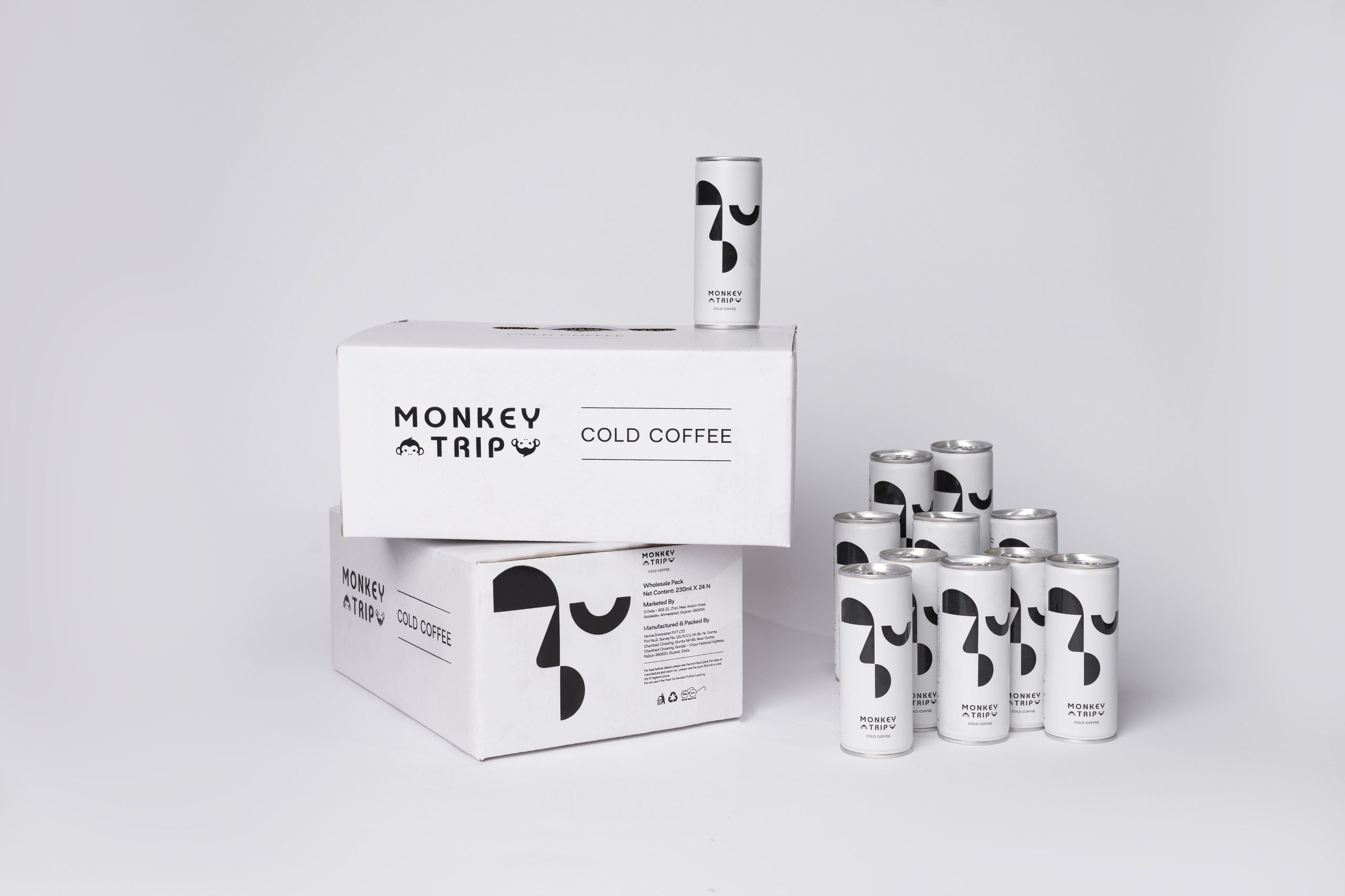 Product Styling for Monkeytrip beverage