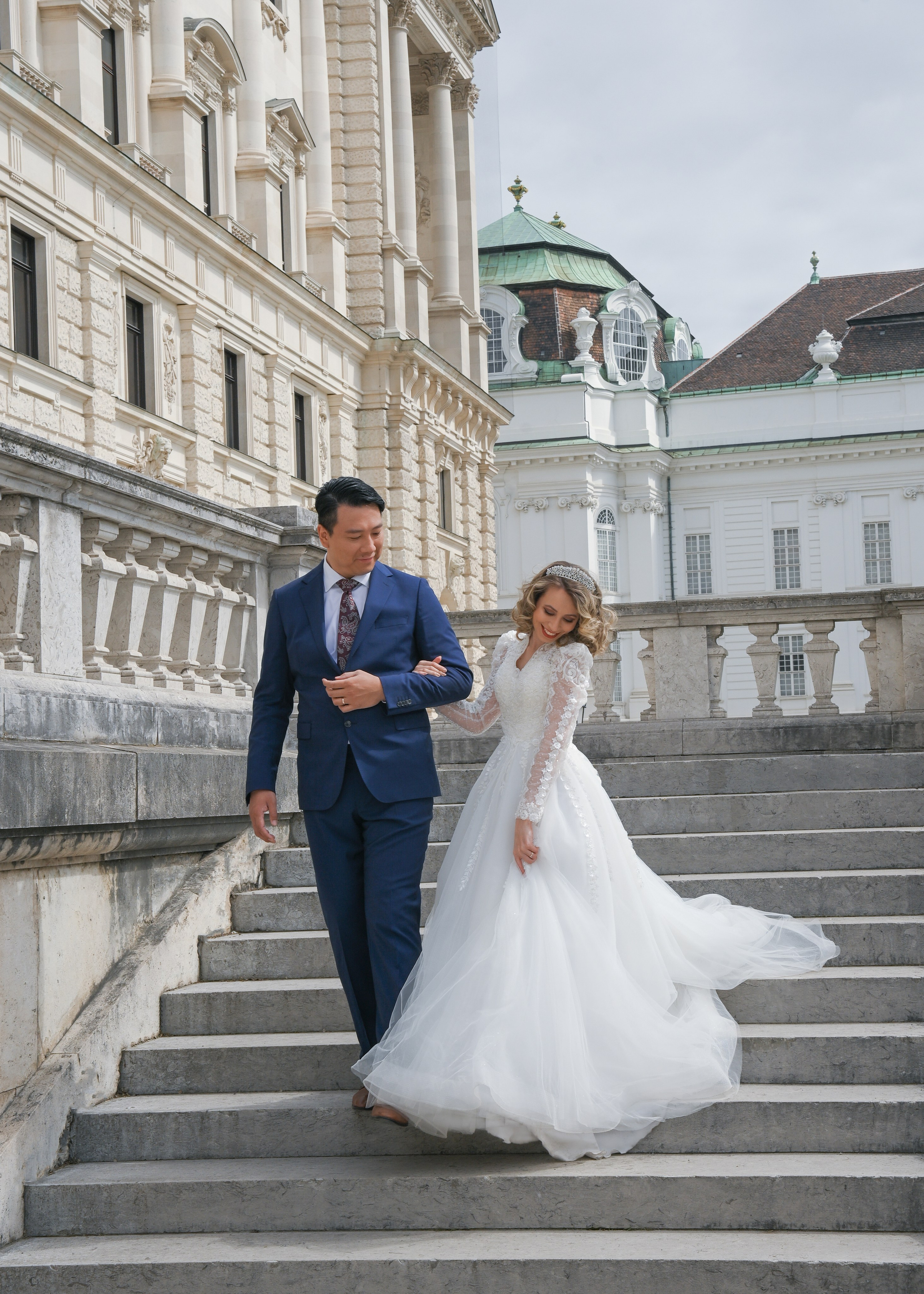 Jin & Diana in Vienna. Photo Vienna and Bratislava