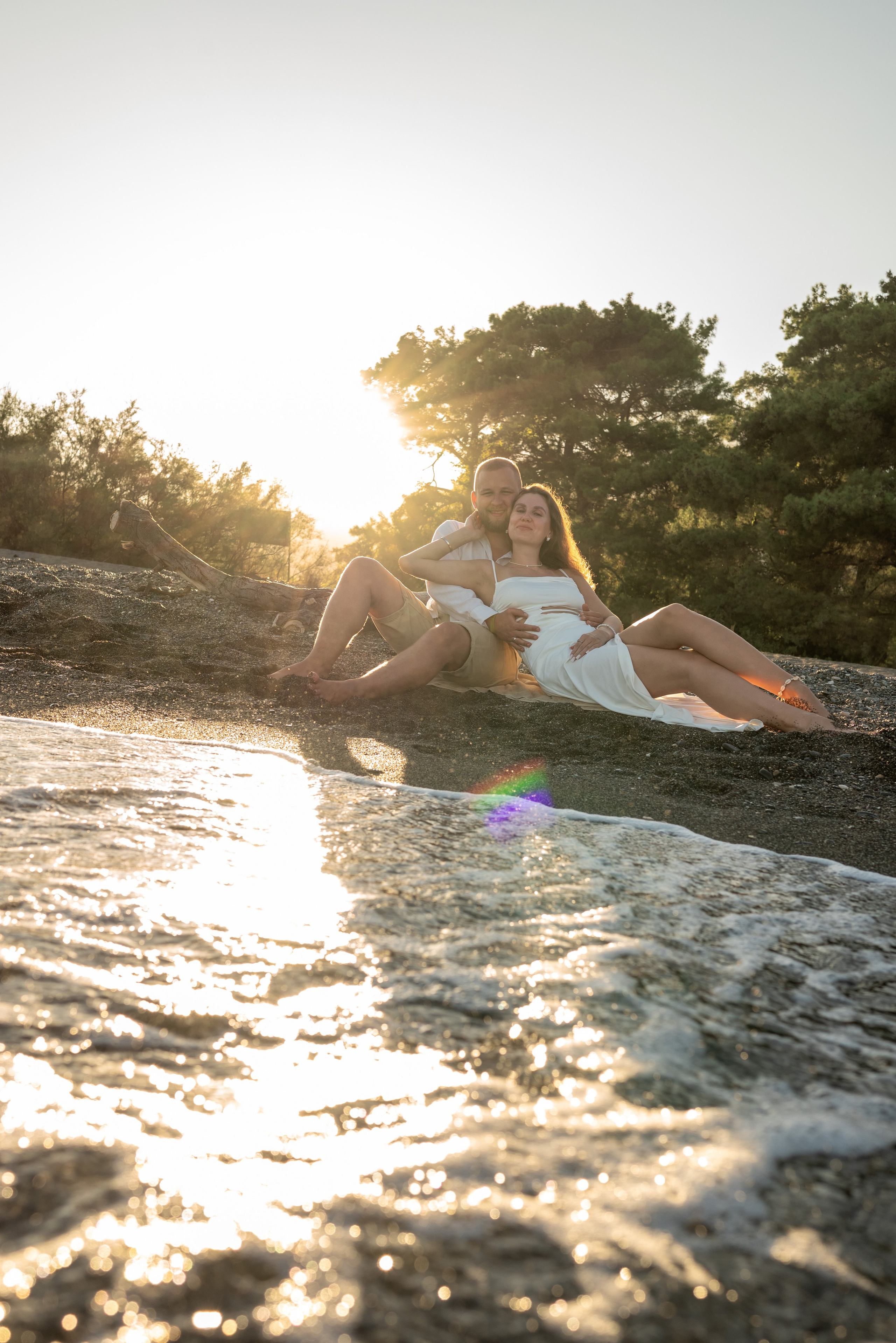 Свадебная фотосессия на диком пляже в Кемере. Photographer in Antalya, Kemer, Turkey