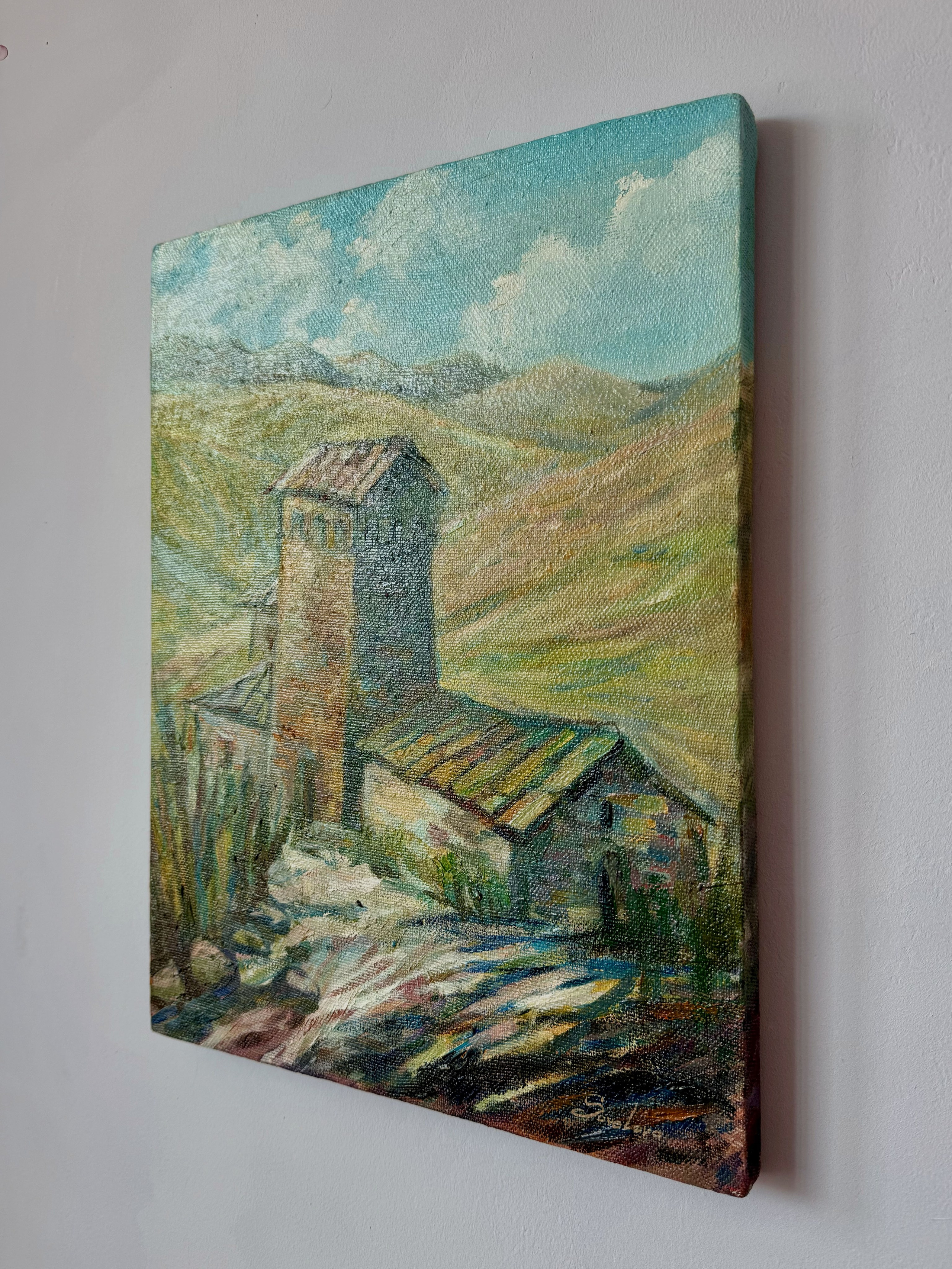 «Svan's dwelling». Художник живописец Савелова Ольга