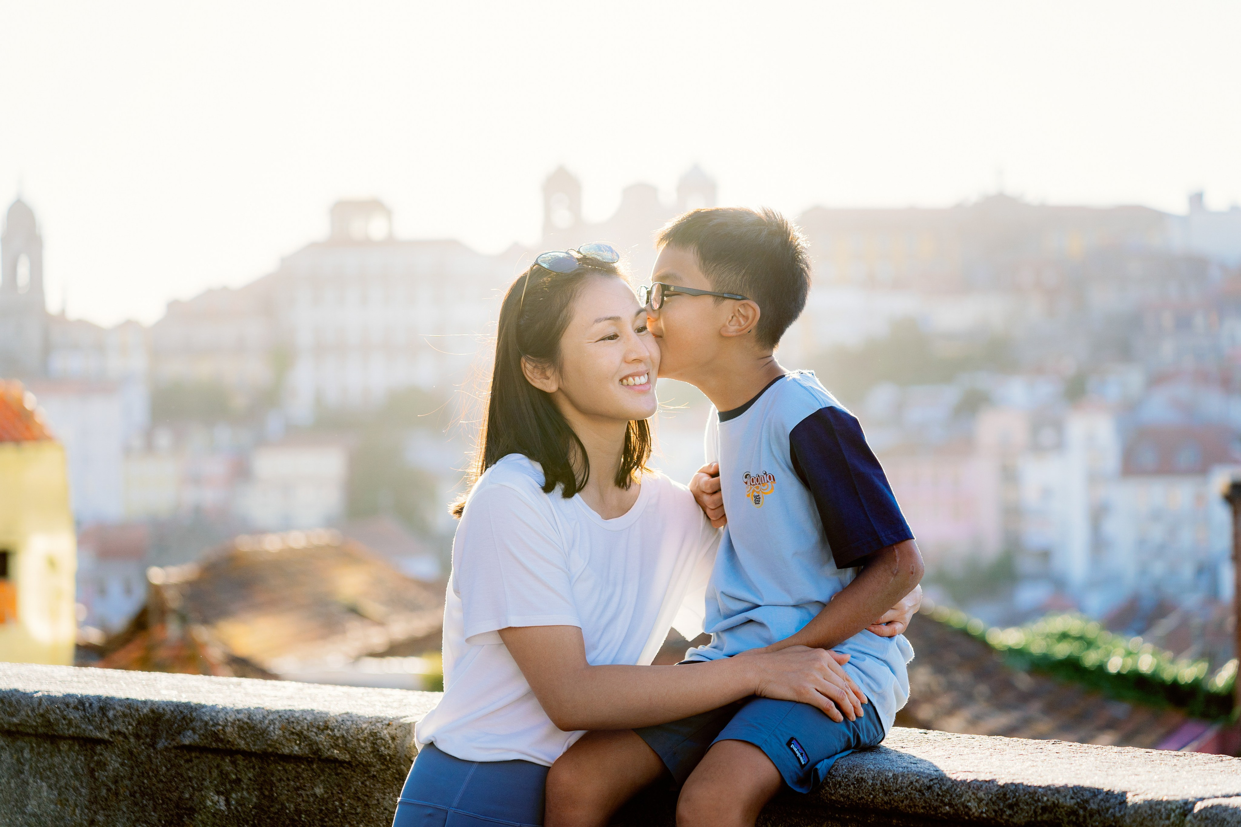 Мама и сын в Порту. Фотограф в Португалии Полина Готовая