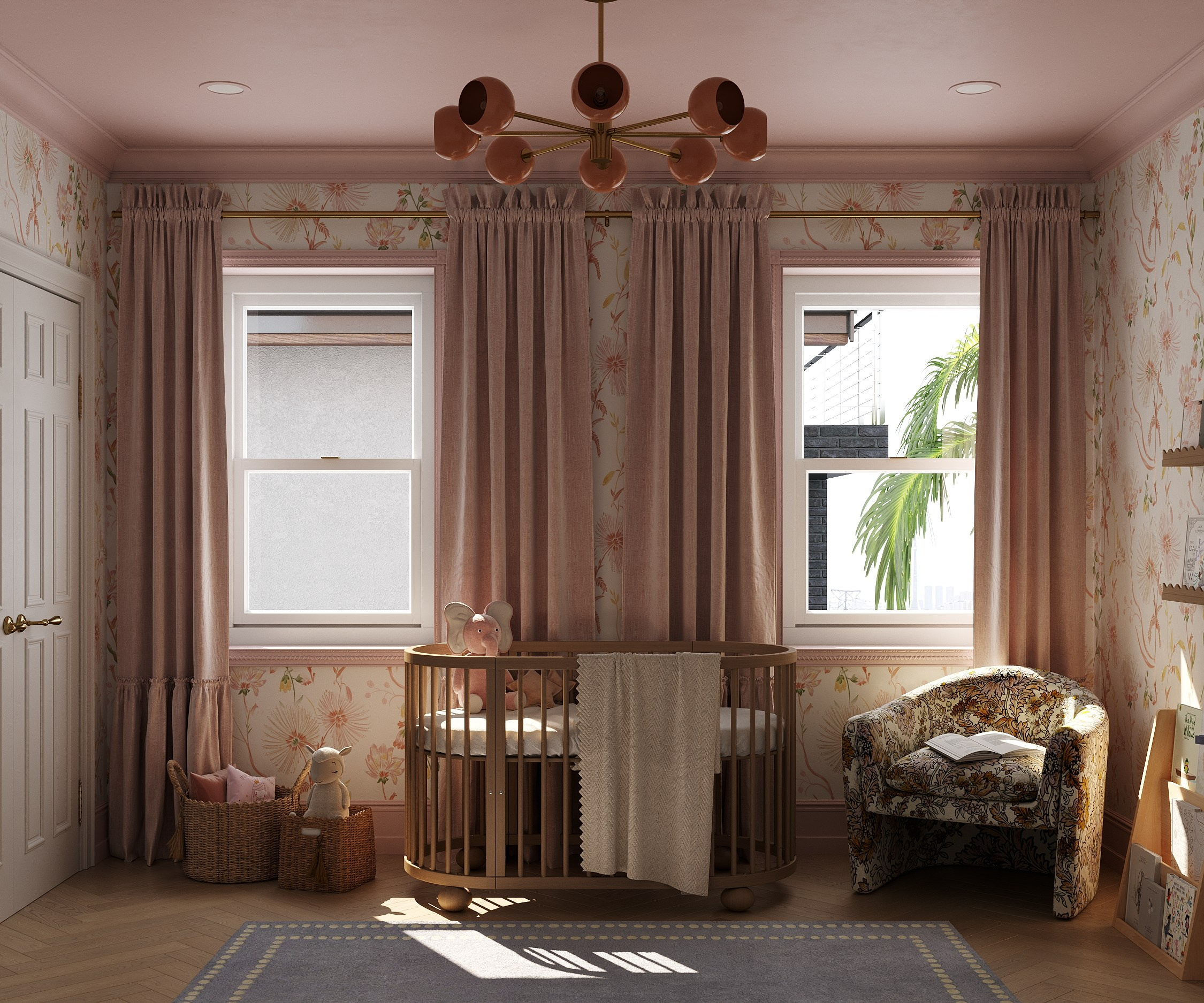 Castle in the Flowers. Interior Seasons