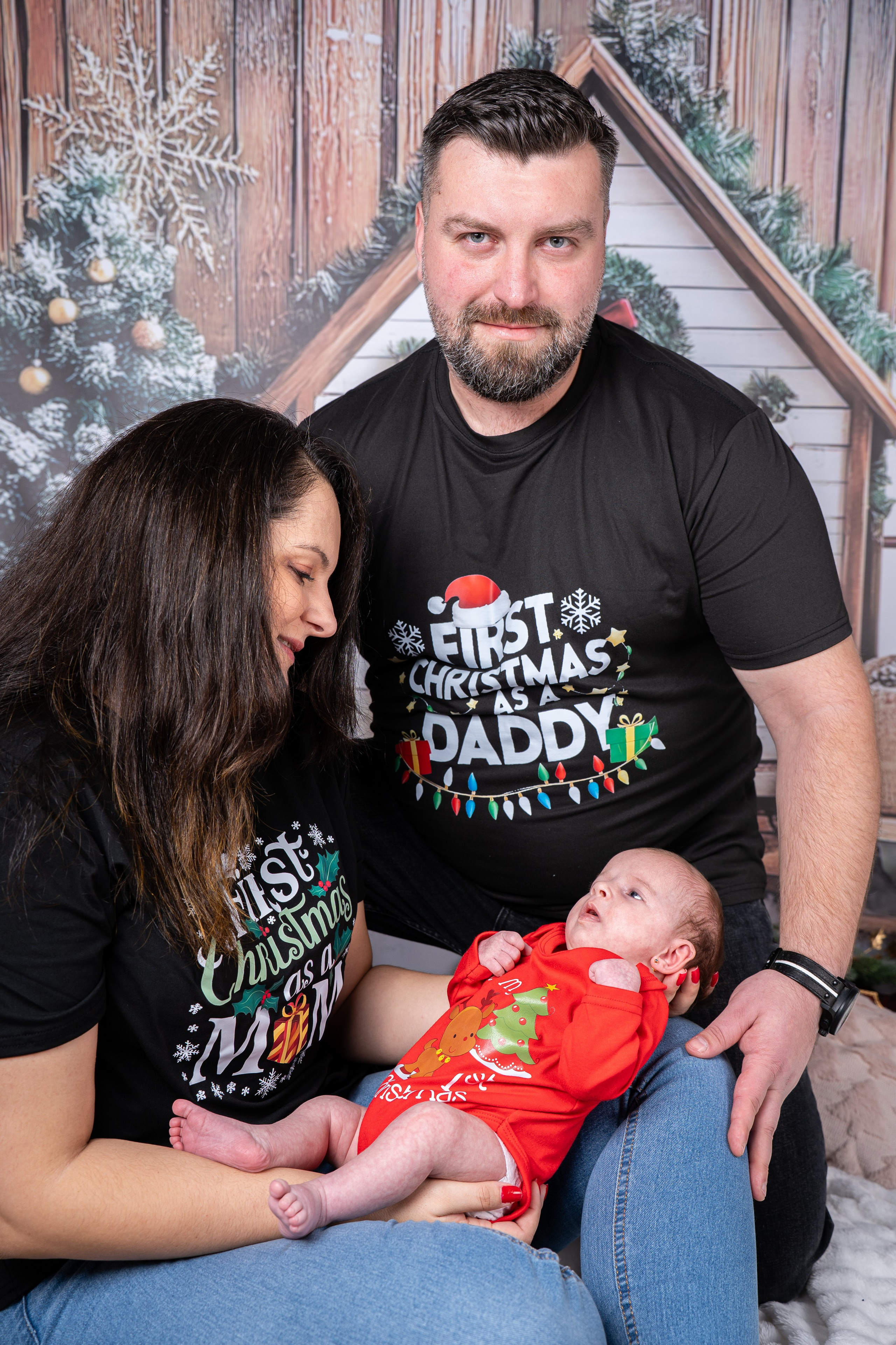 Foto Craciun Familie Catalin&Maria&Bebe. Fotograf Cristina Ciobanu