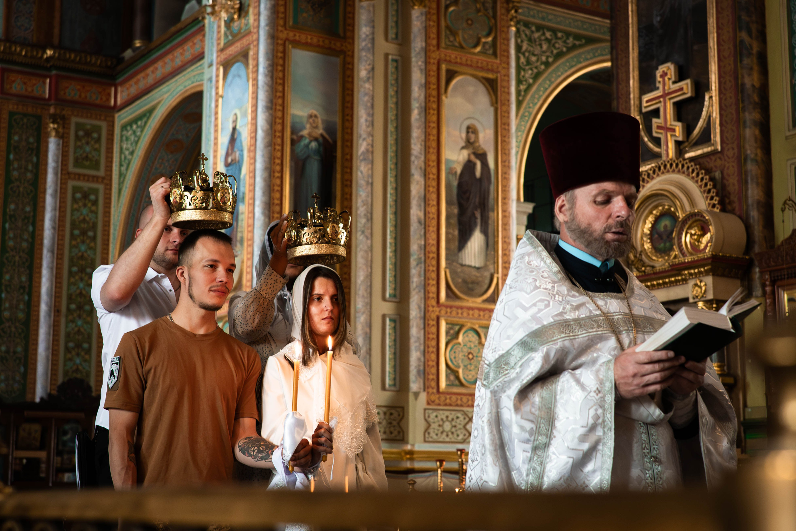 Вінчання Михайла та Олени. Сімейний та весільний фотограф Анастасія Реброва