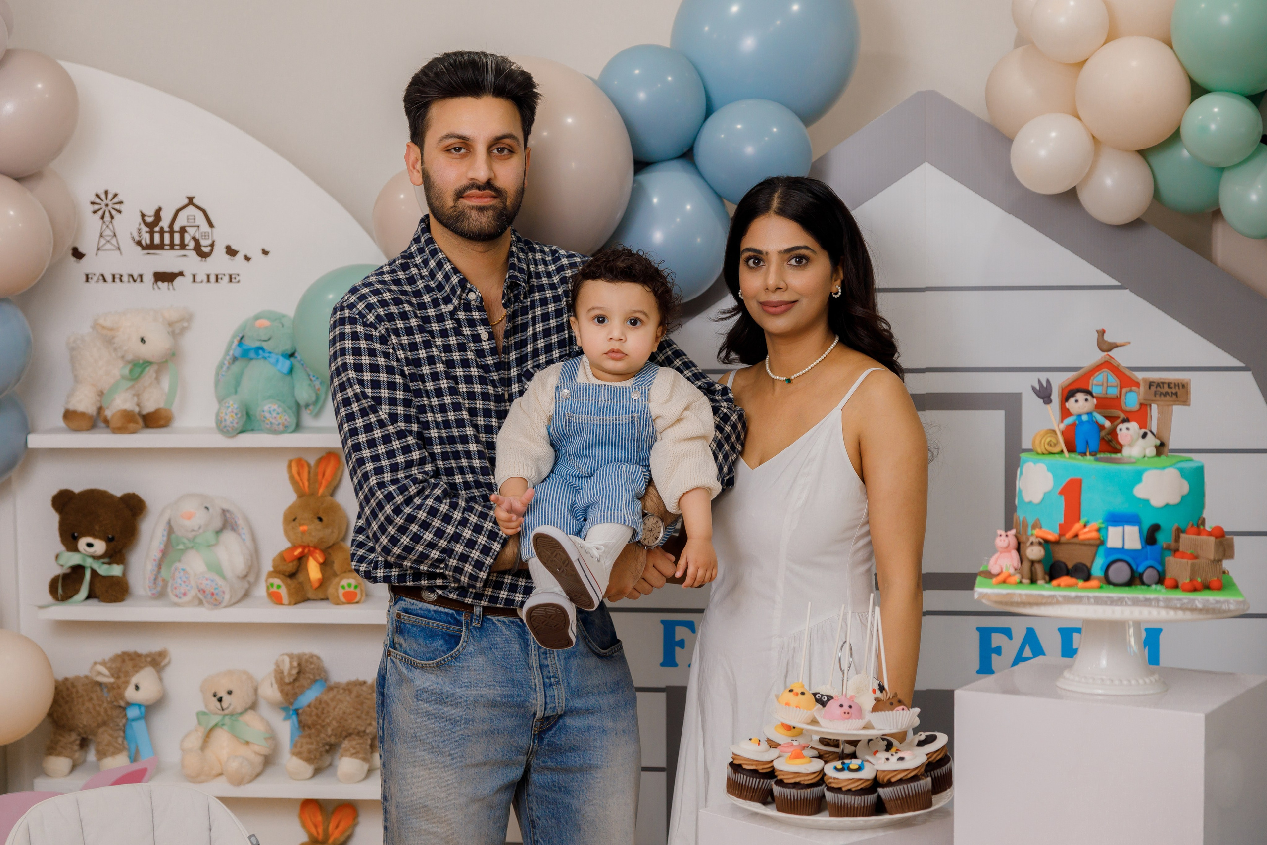 Fateh’s 1st birthday. Home