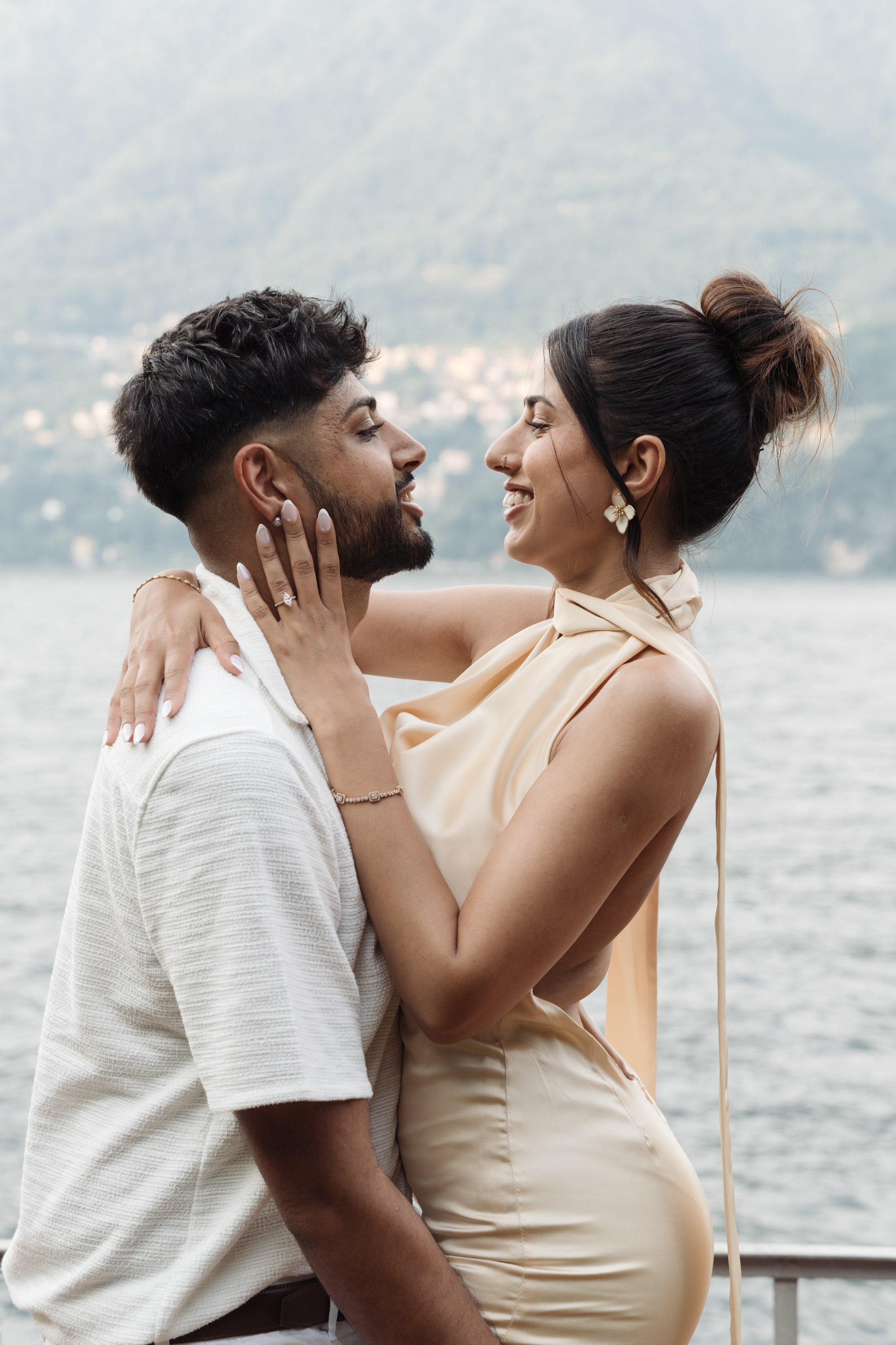 Lake Como Romantic Proposal. Lake Como Proposal Photographer | Surprise Proposals & Engagements