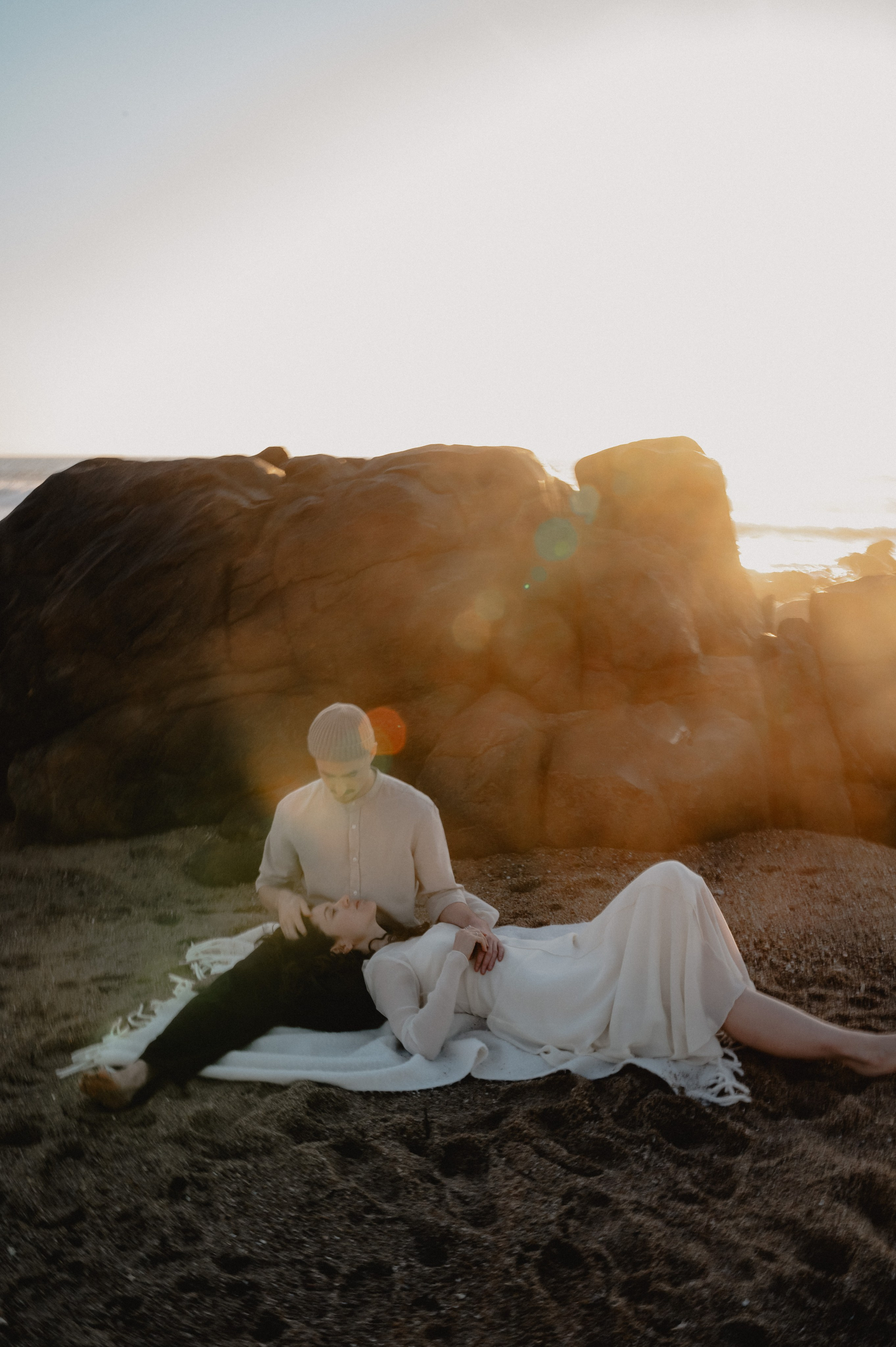 Zuhause im Herzen | Shooting an der Ozeanküste. Fotografin Ansbach - Paare | Hochzeit | After Wedding