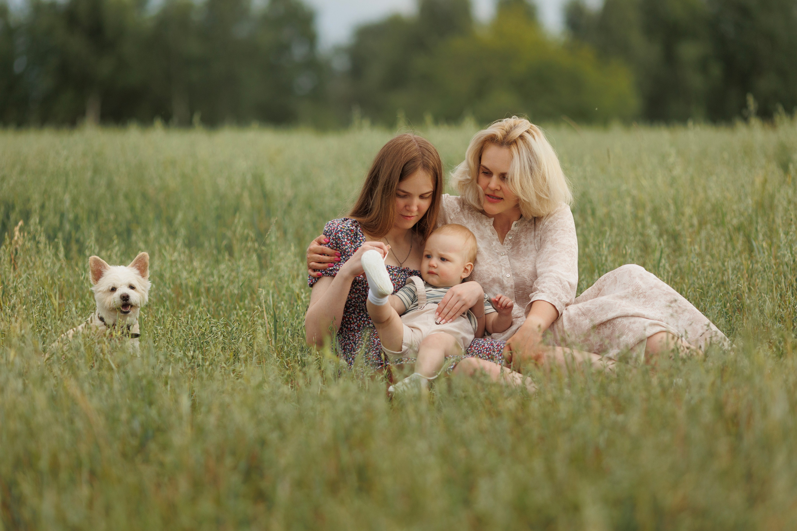 После летнего дождя. Семейный и детский фотограф в Вильнюсе Светлана Наумова