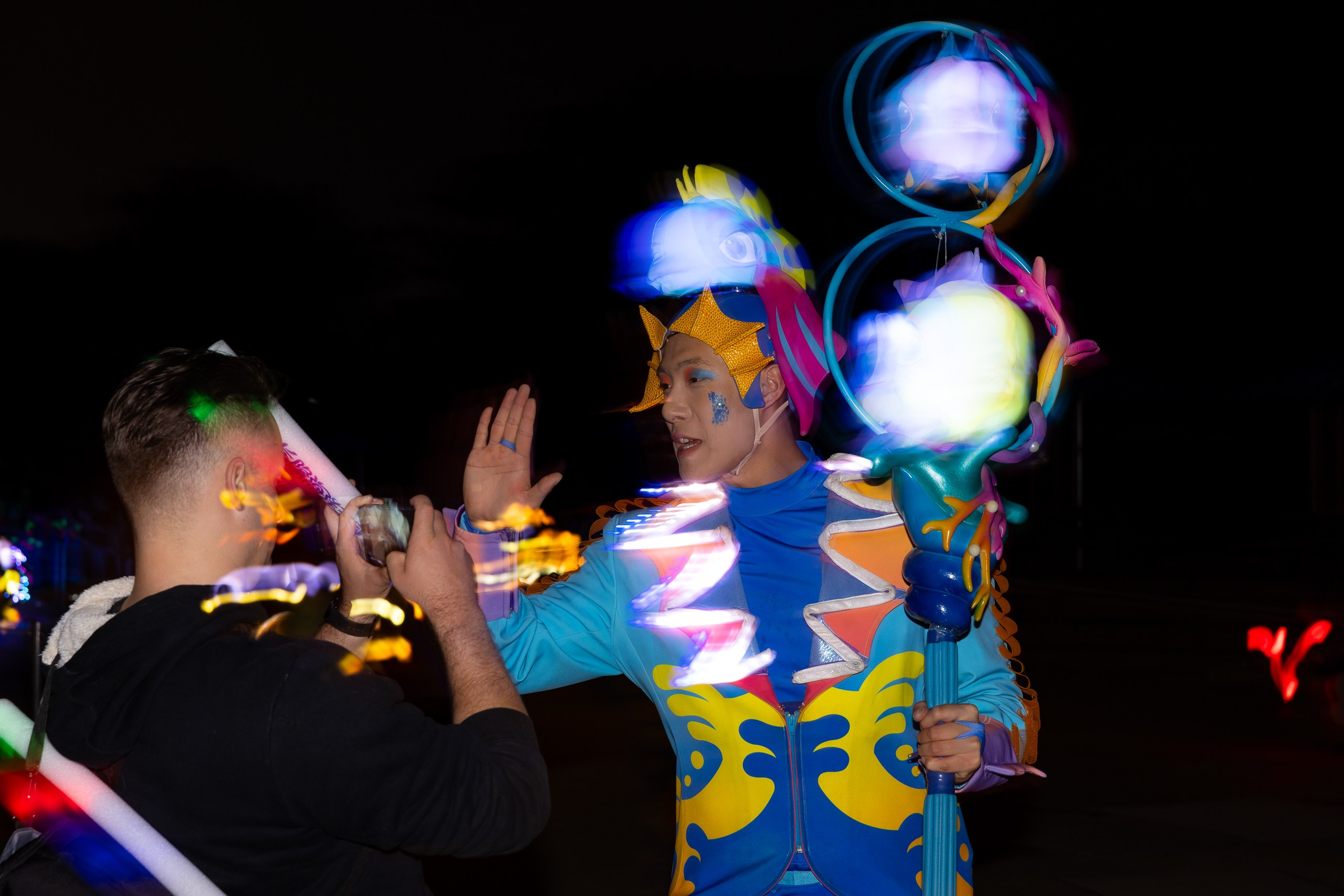 Ночной парад freezlight