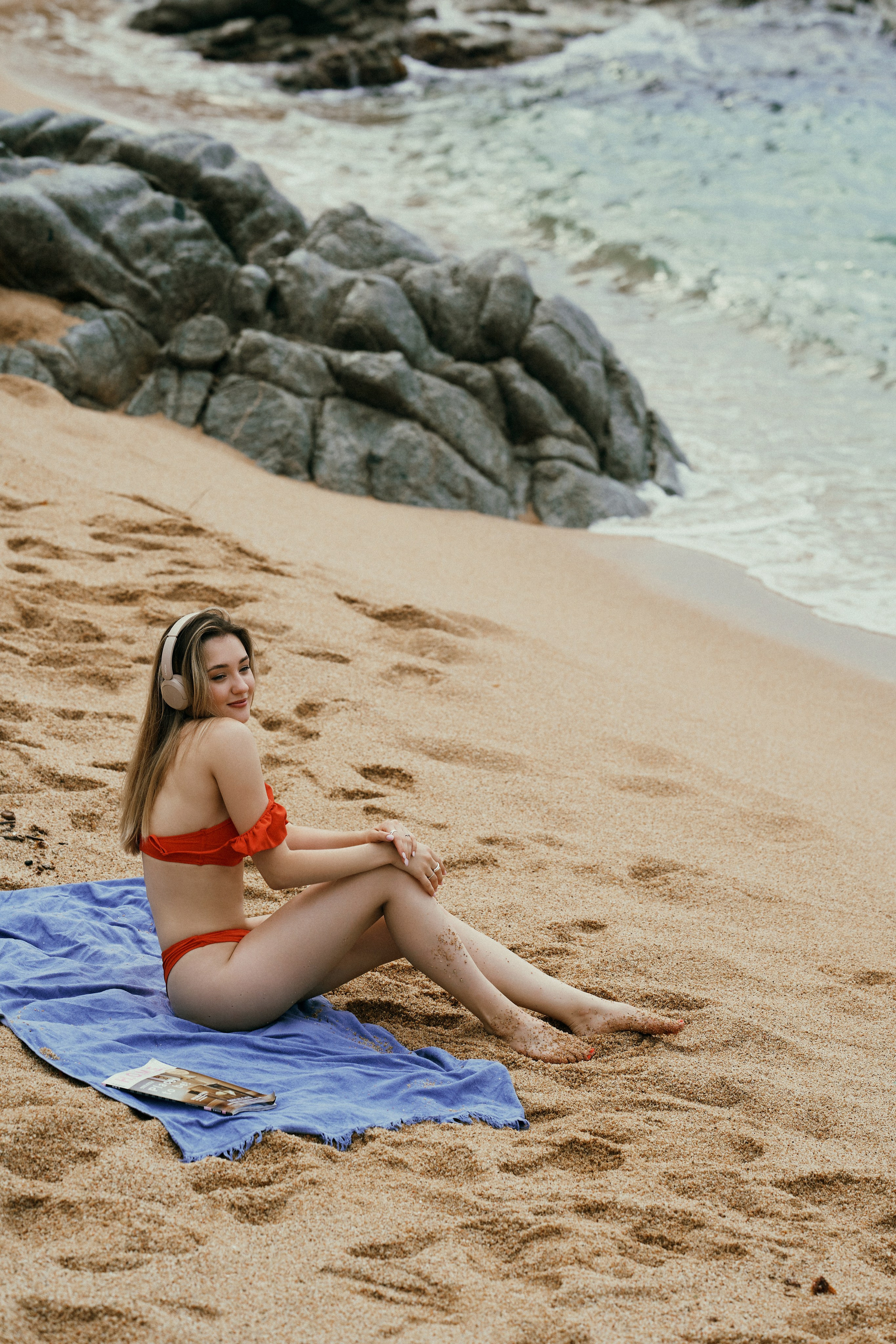 Пляж. Кристина. Фотограф в Барселоне Жанна Захарченко