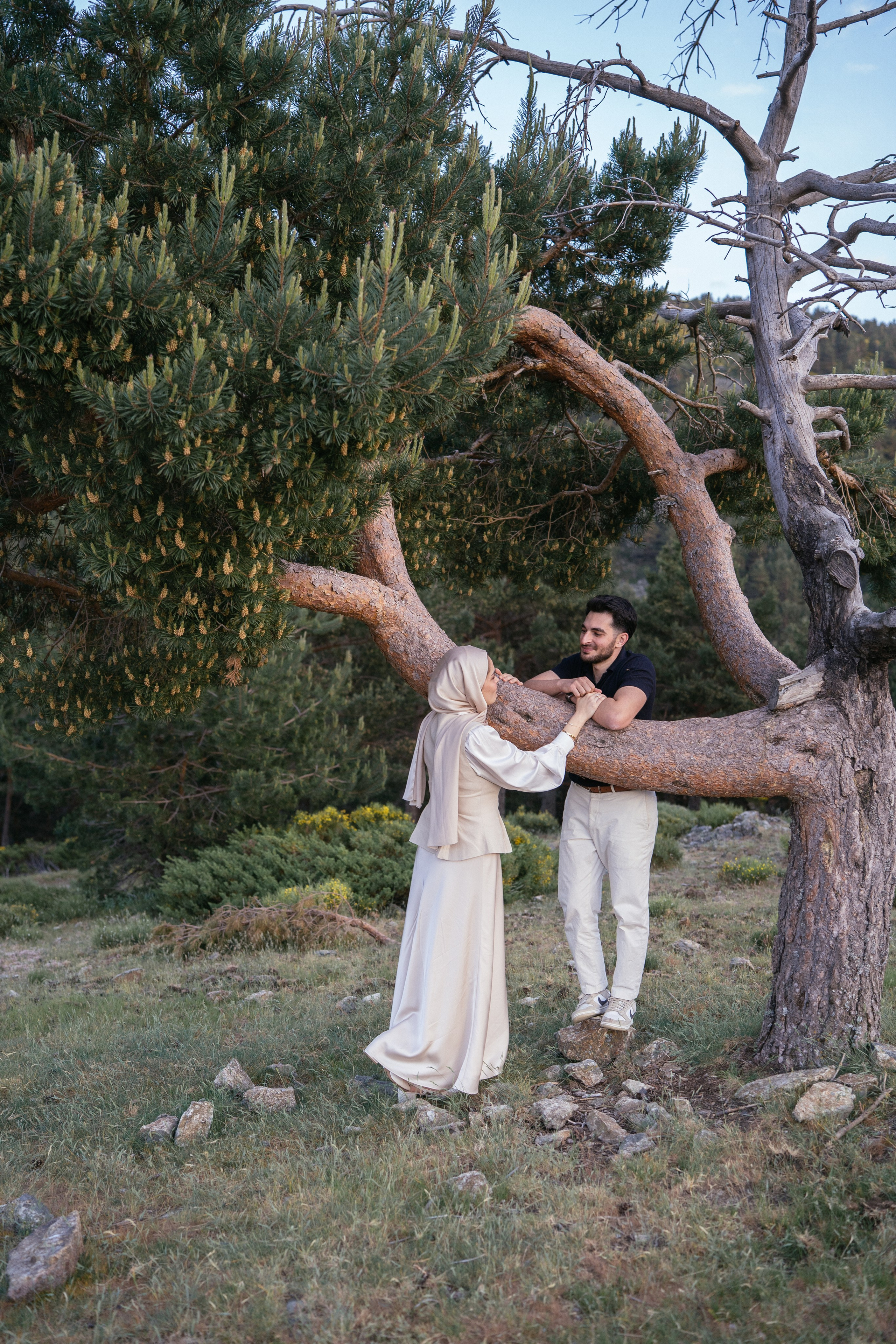 Marrige proposal in the mountains. Фотограф в Мадриде Алена Белянинова