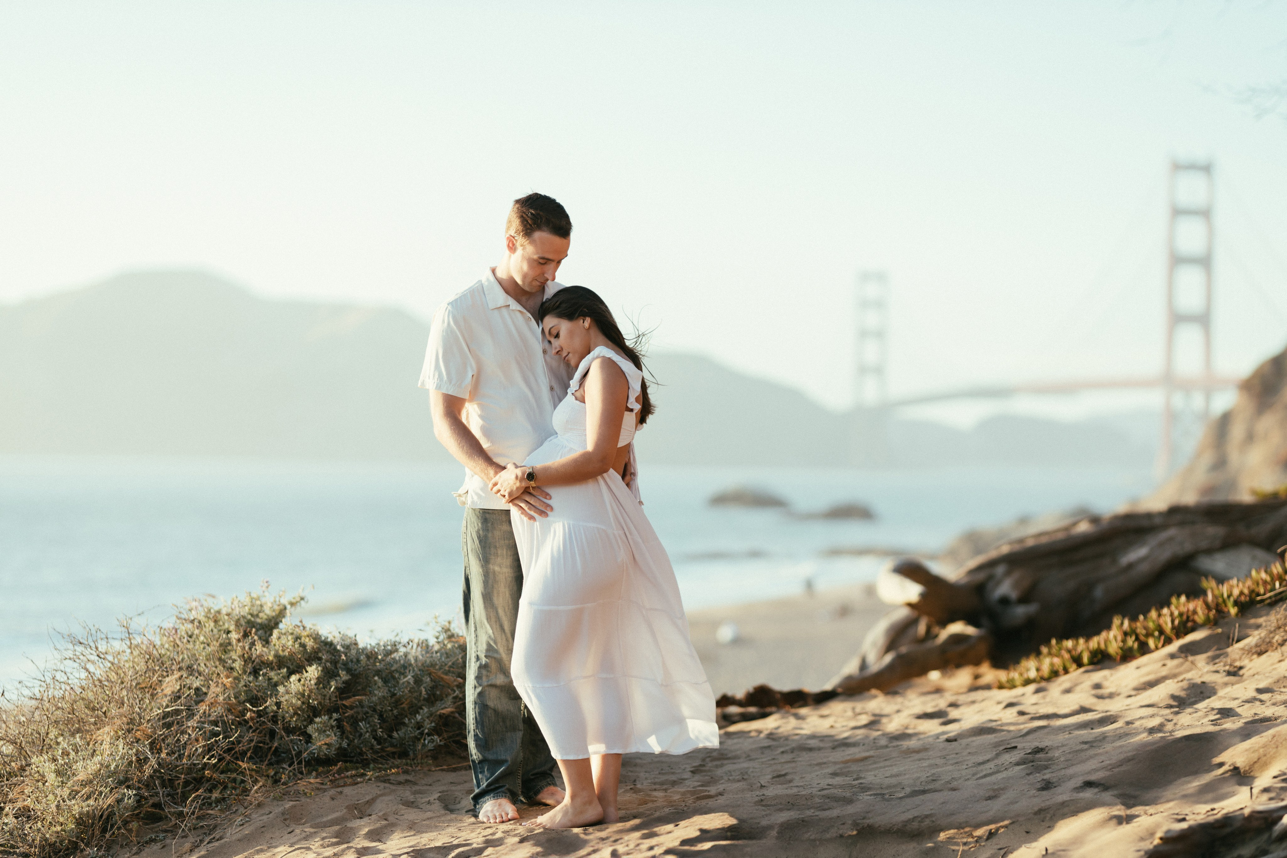 New Beginnings at Baker Beach. Maternity, newborn photographer in the Bay Area|Iryna Rakivnenko