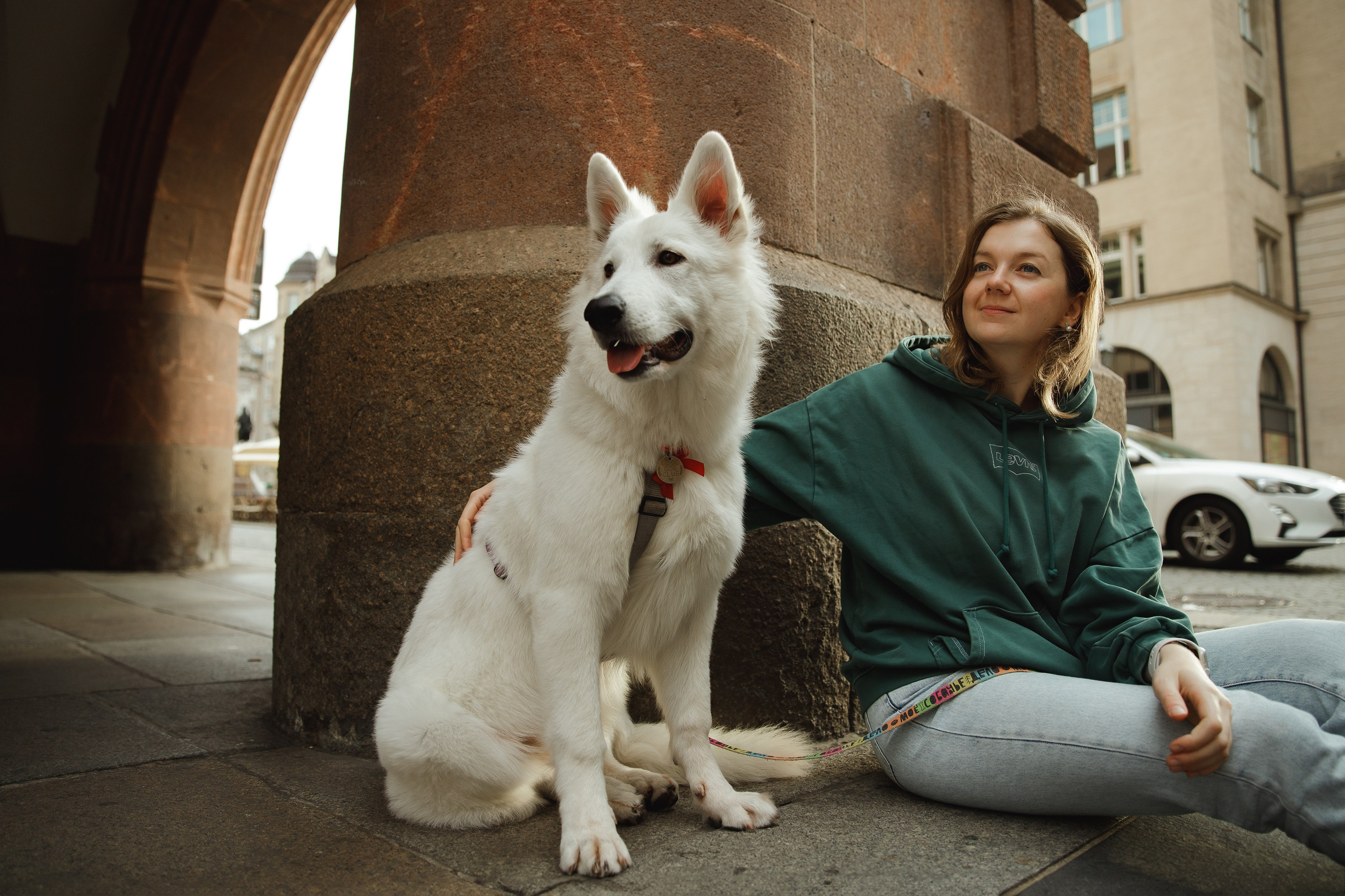 Astra in Leipzig. Kaja | fotograf we Wrocławiu | ludzie i psy