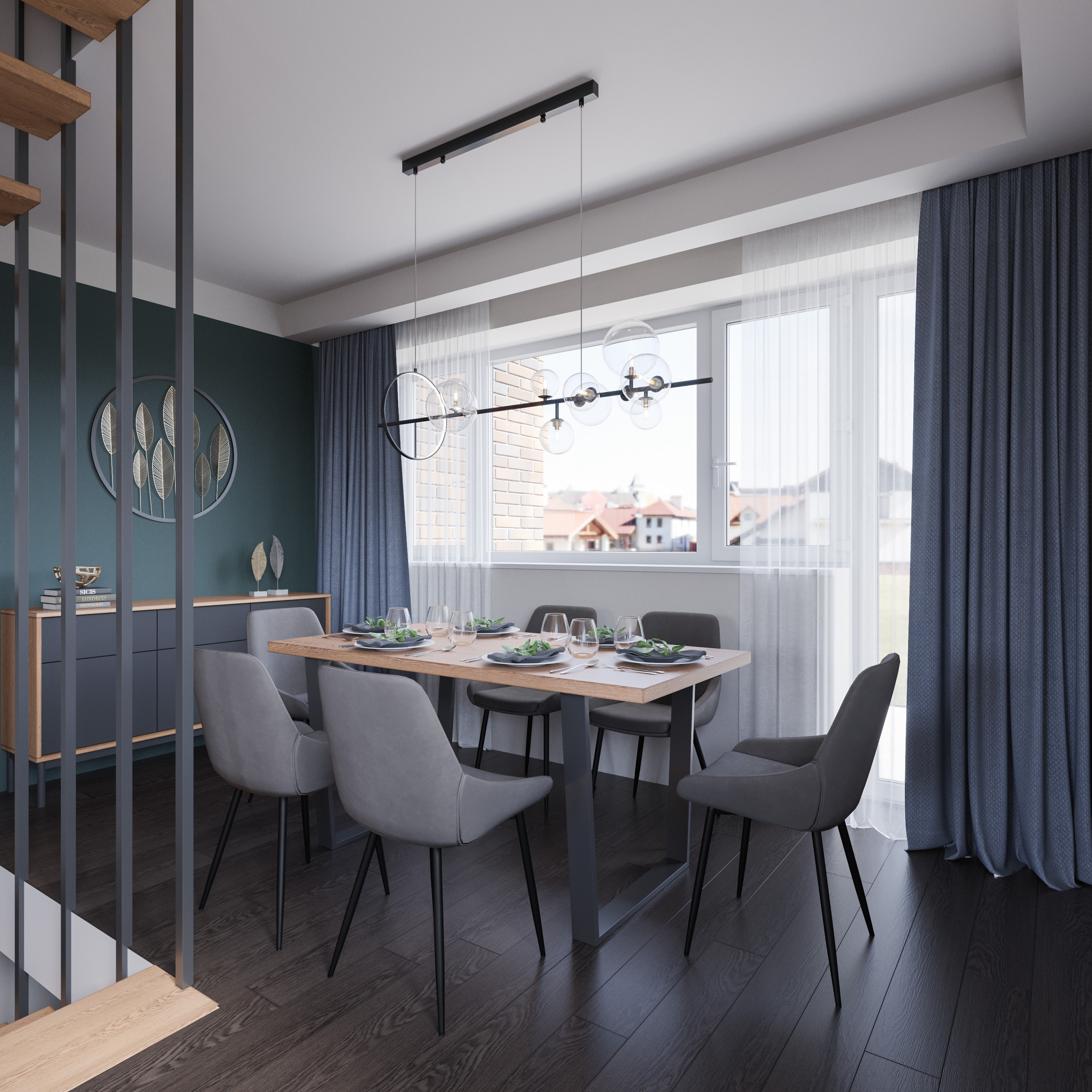 Māja Jēkabpilī. Interjera dizaina studija 4 Stūri