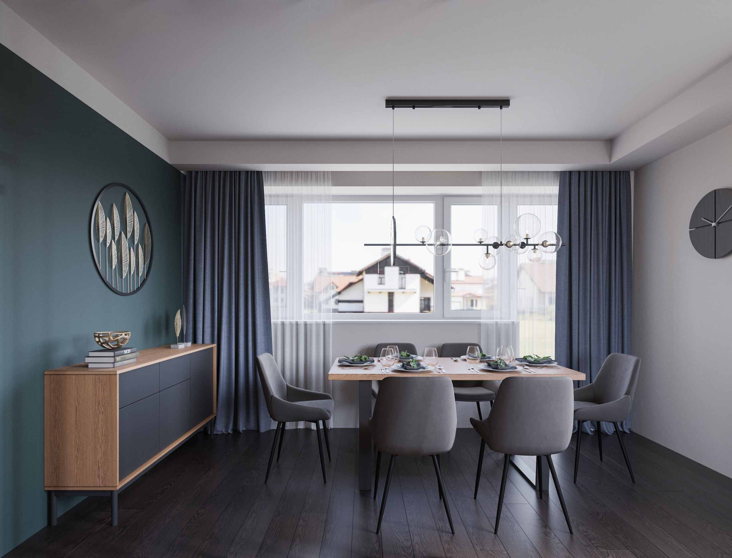 Māja Jēkabpilī. Interjera dizaina studija 4 Stūri