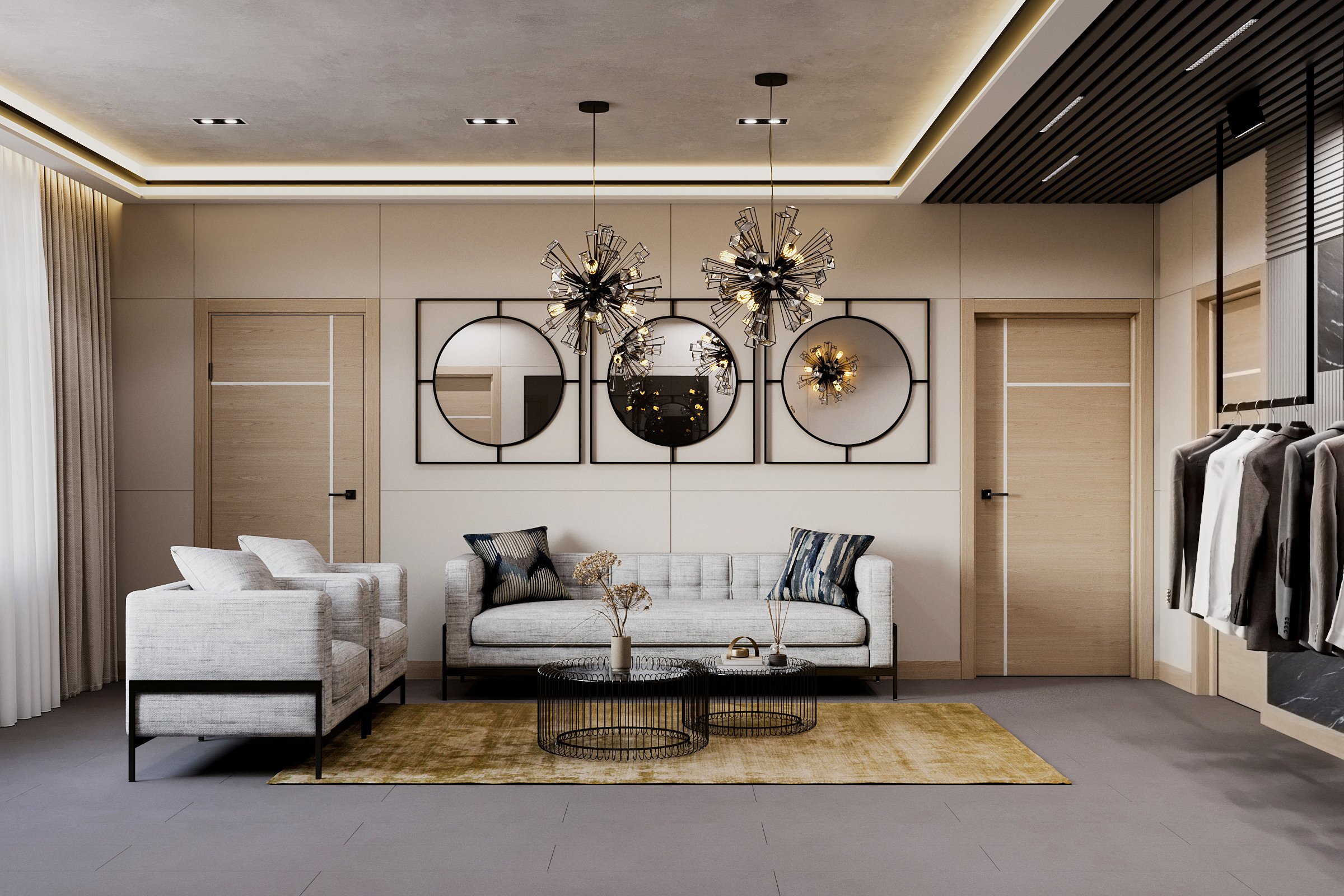 Шоу-рум одежды. Студия дизайна интерьера 4 Stūri