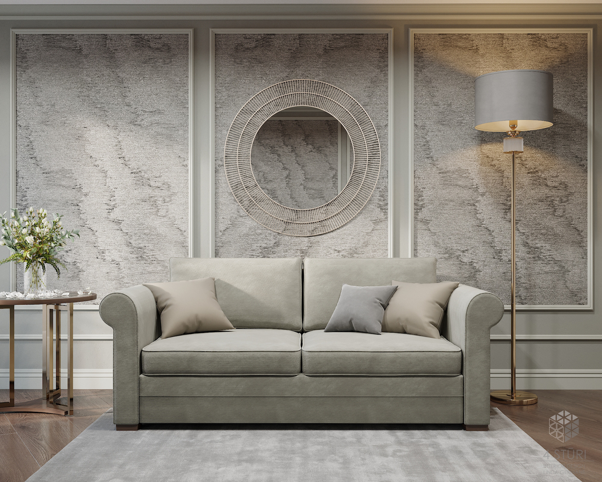 Viesnīca Šveicē «Hotel Himmelrich». Interjera dizaina studija 4 Stūri