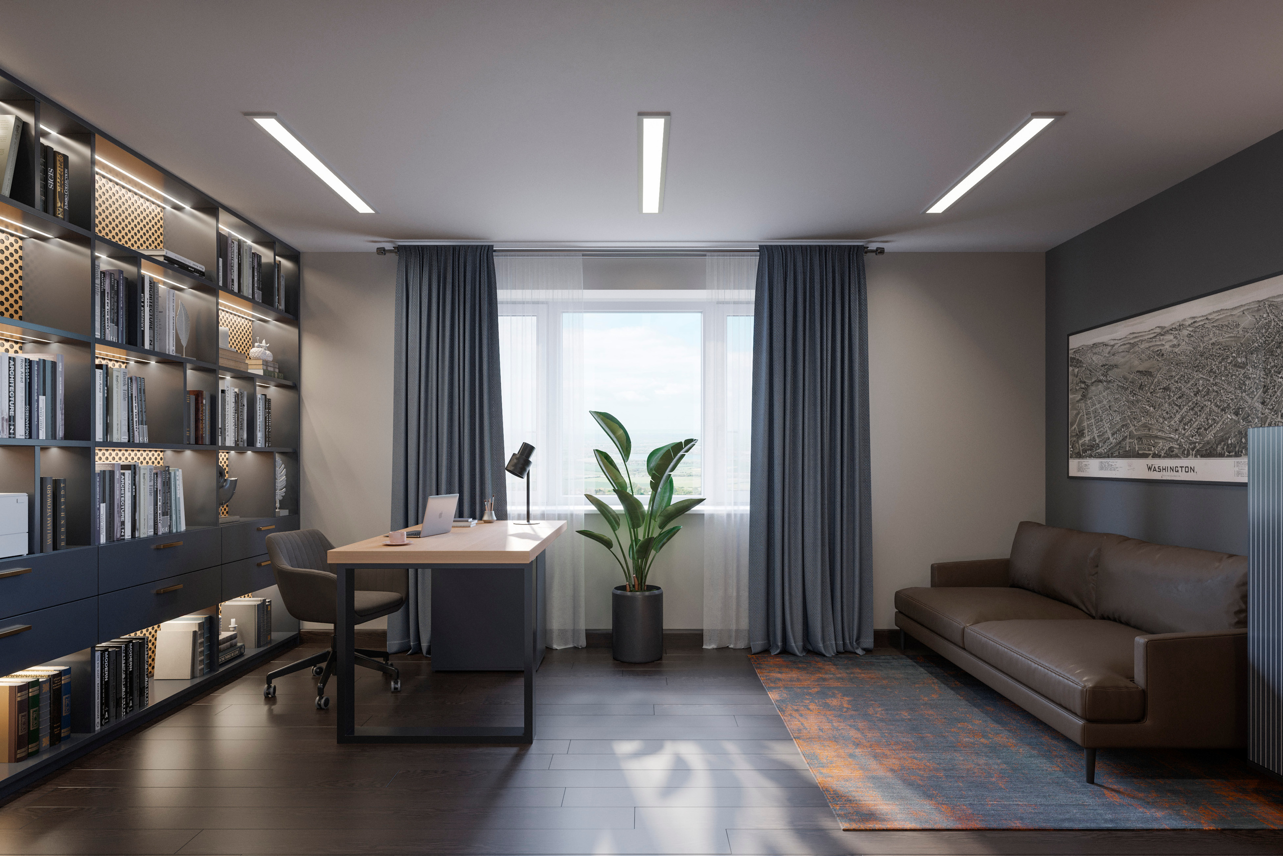Кабинет. Студия дизайна интерьера 4 Stūri
