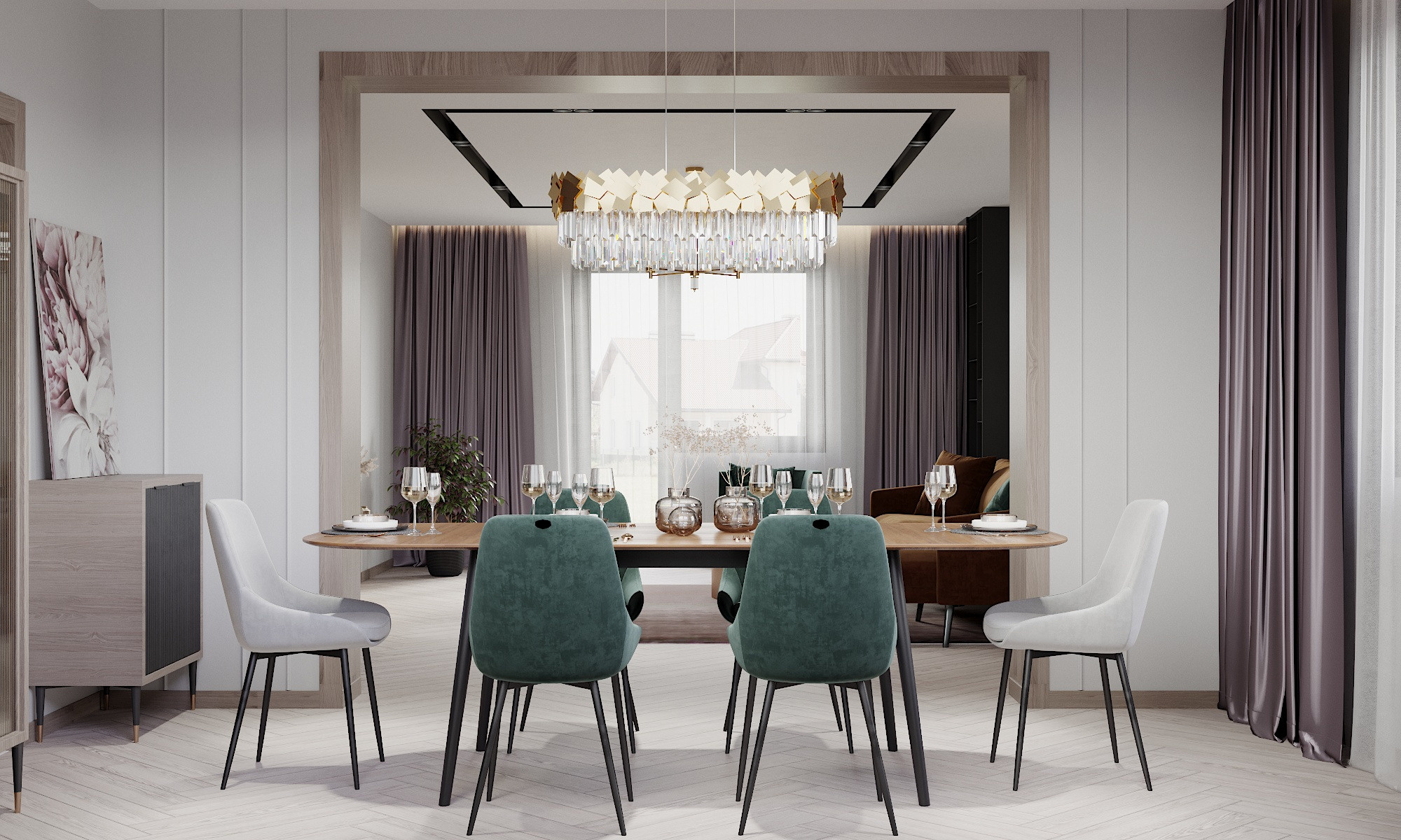 Дом в Екабпилсе 320 m². Студия дизайна интерьера 4 Stūri