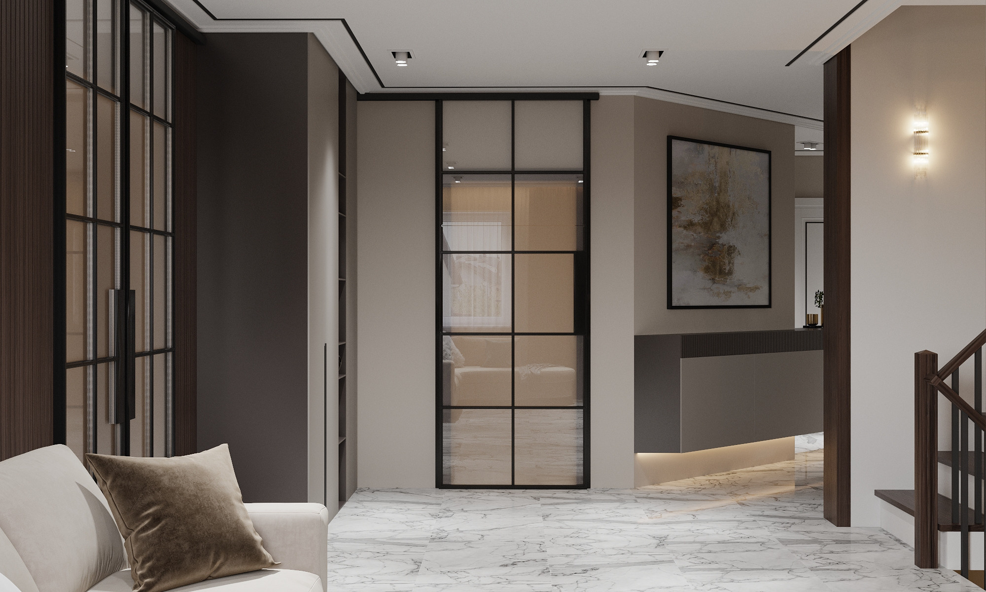 Дом в Екабпилсе 320 m². Студия дизайна интерьера 4 Stūri