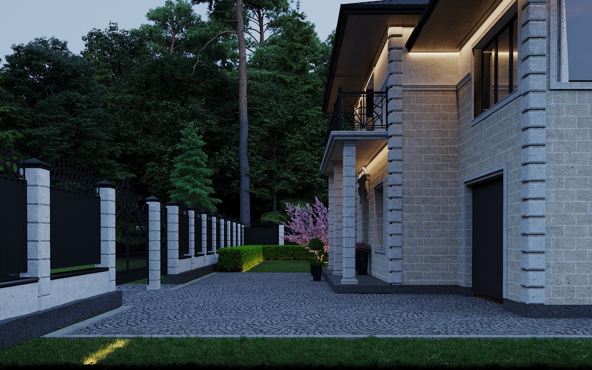 Частный дом со СПА зоной 485 м². Студия дизайна интерьера 4 Stūri