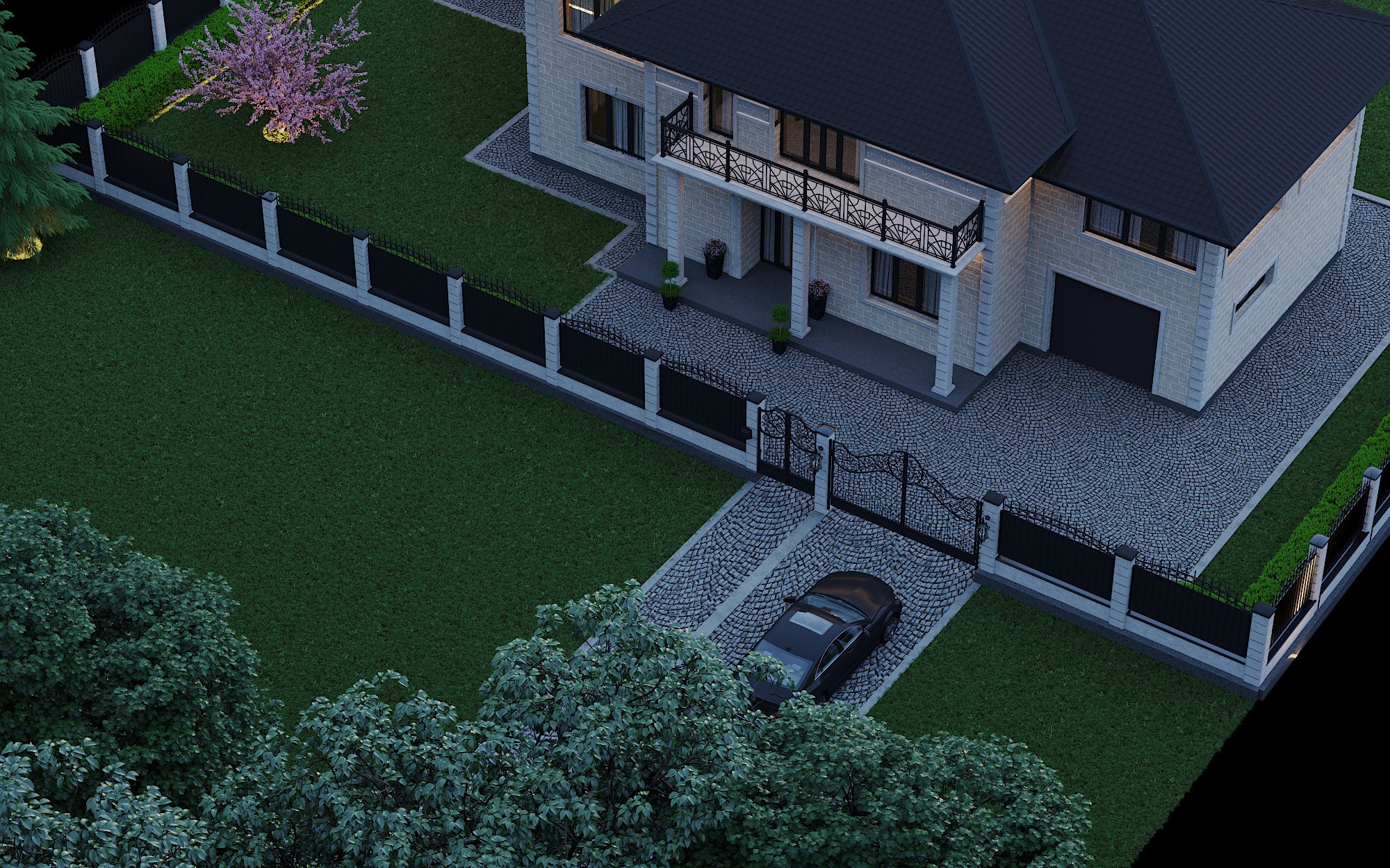 Частный дом со СПА зоной 485 м². Студия дизайна интерьера 4 Stūri