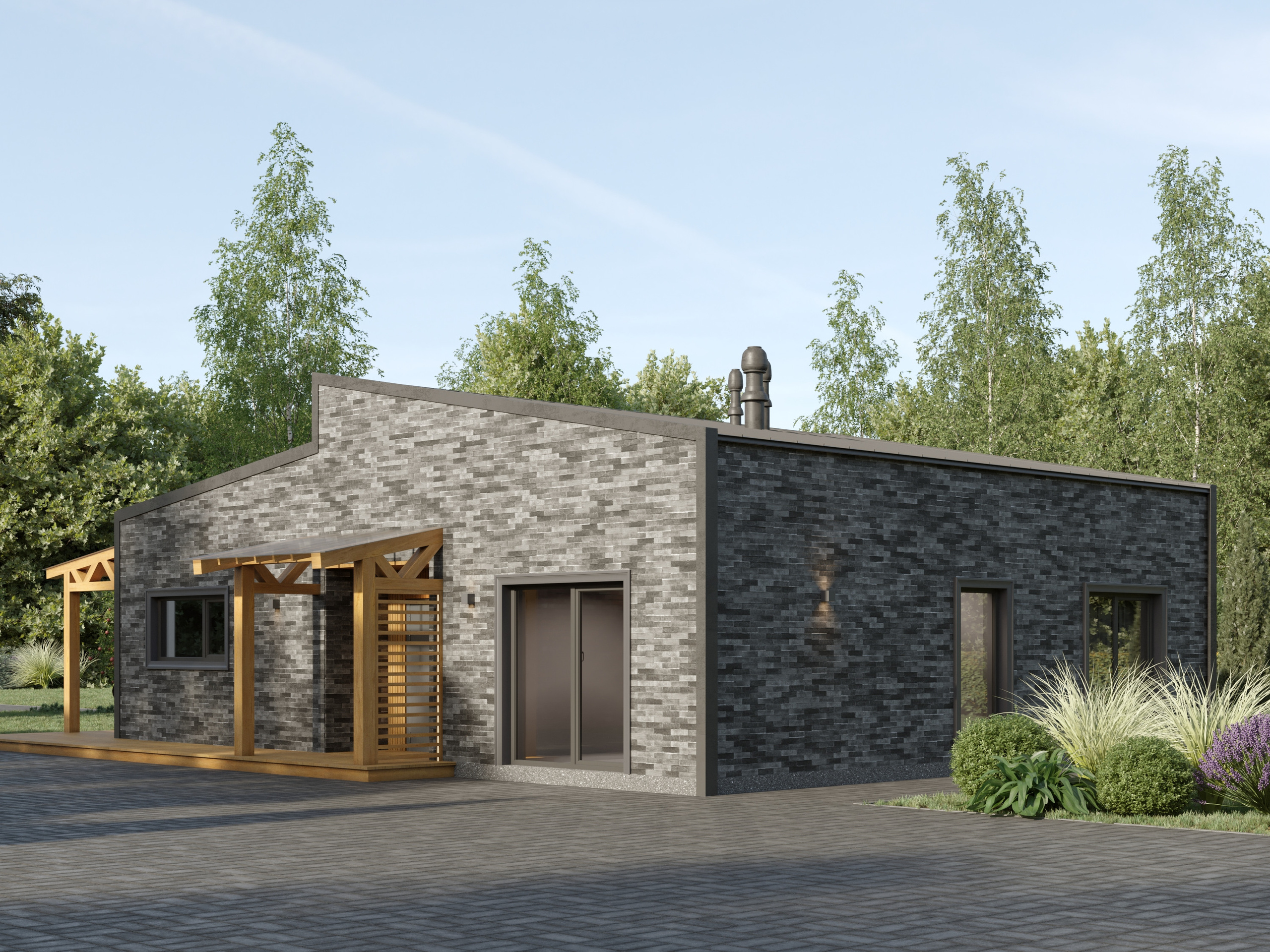 Lauku māja 122m2. Interjera dizaina studija 4 Stūri