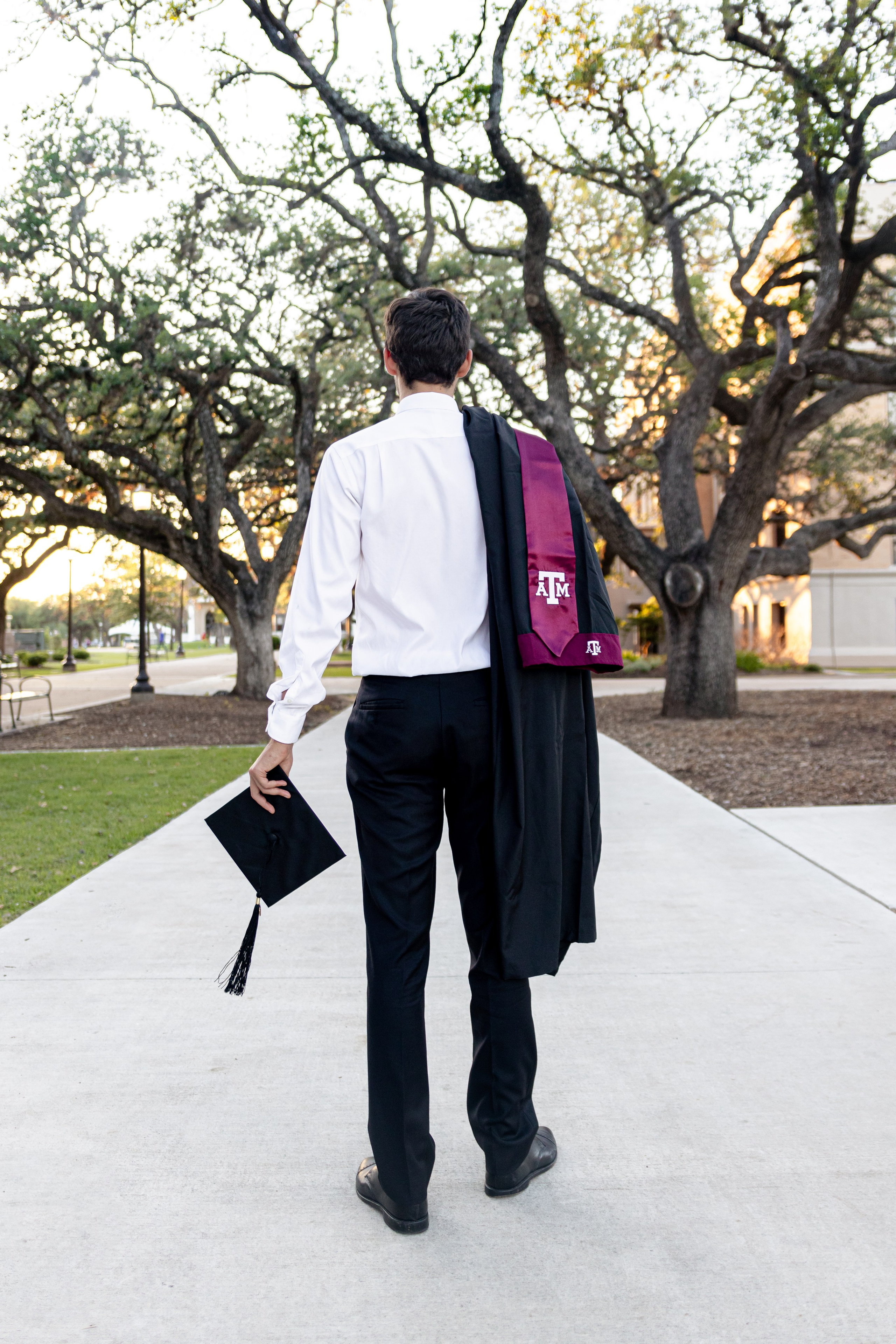 John-David's senior photoshoot at Texas A&M University