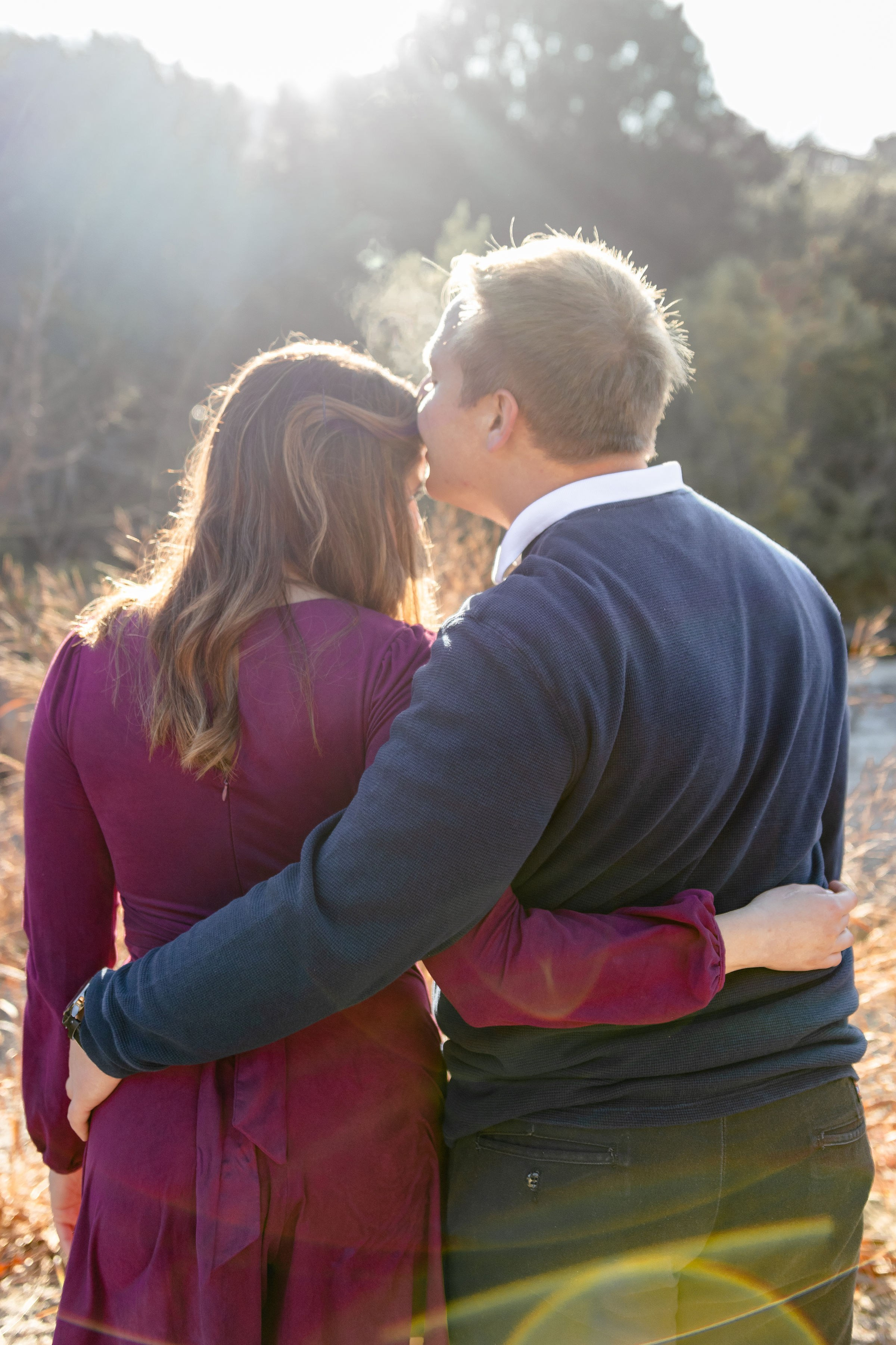 Pamela and Tyler’s engagement photoshoot at the Greenbelt Flats in Austin