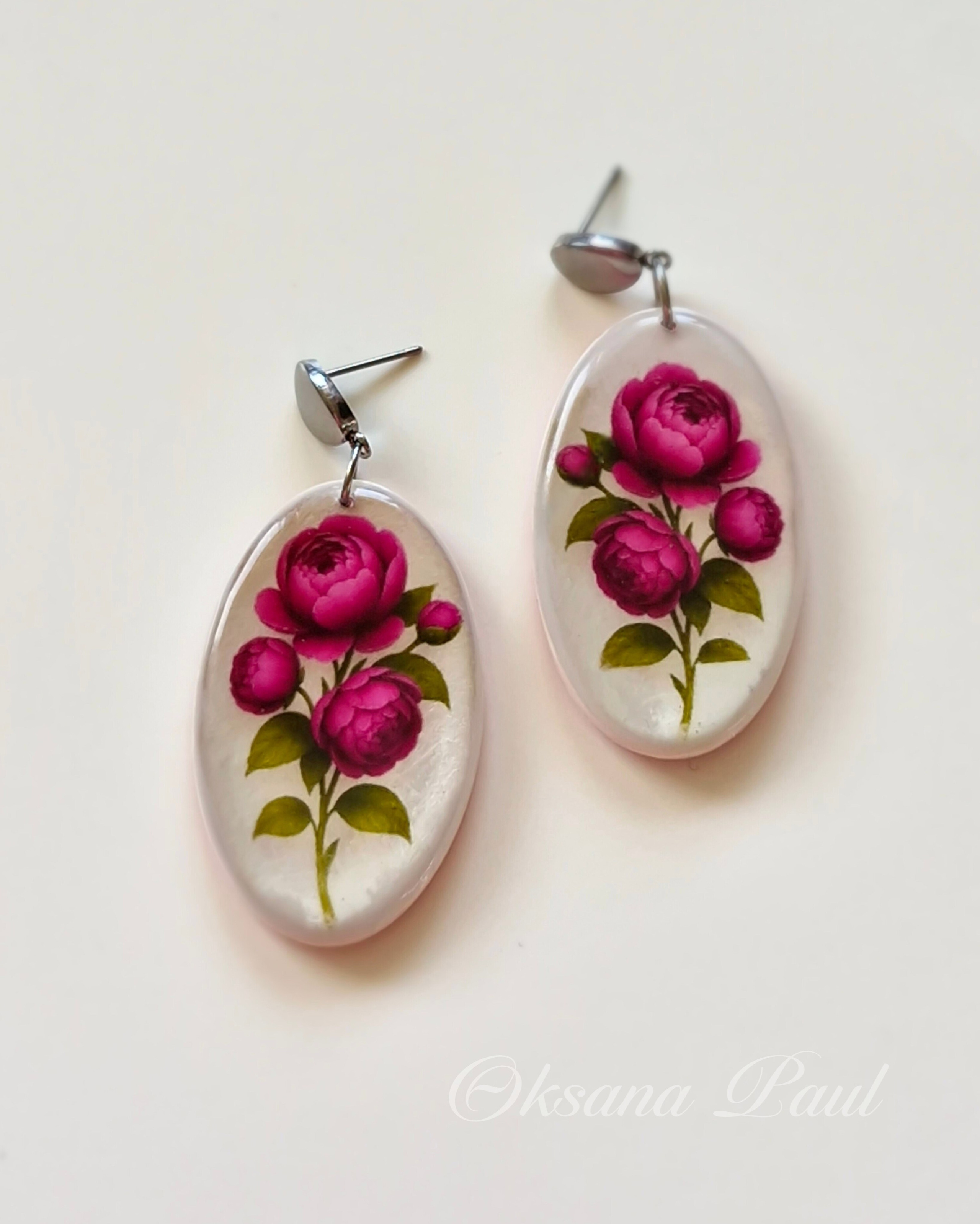 Серьги / Ohrringe ➜. Oksana Paul-Gardinen-Design Oksana Paul ✧ Art of Gardinen & Textile Design ✧ Polymer Clay Art & Handmade Creatures