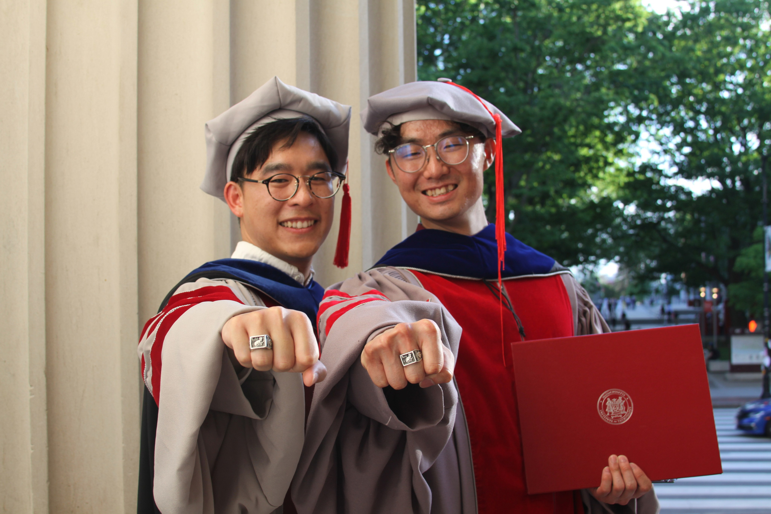 PhD graduation with Elton. Kelly Sang, graduation and portrait photographer in Boston