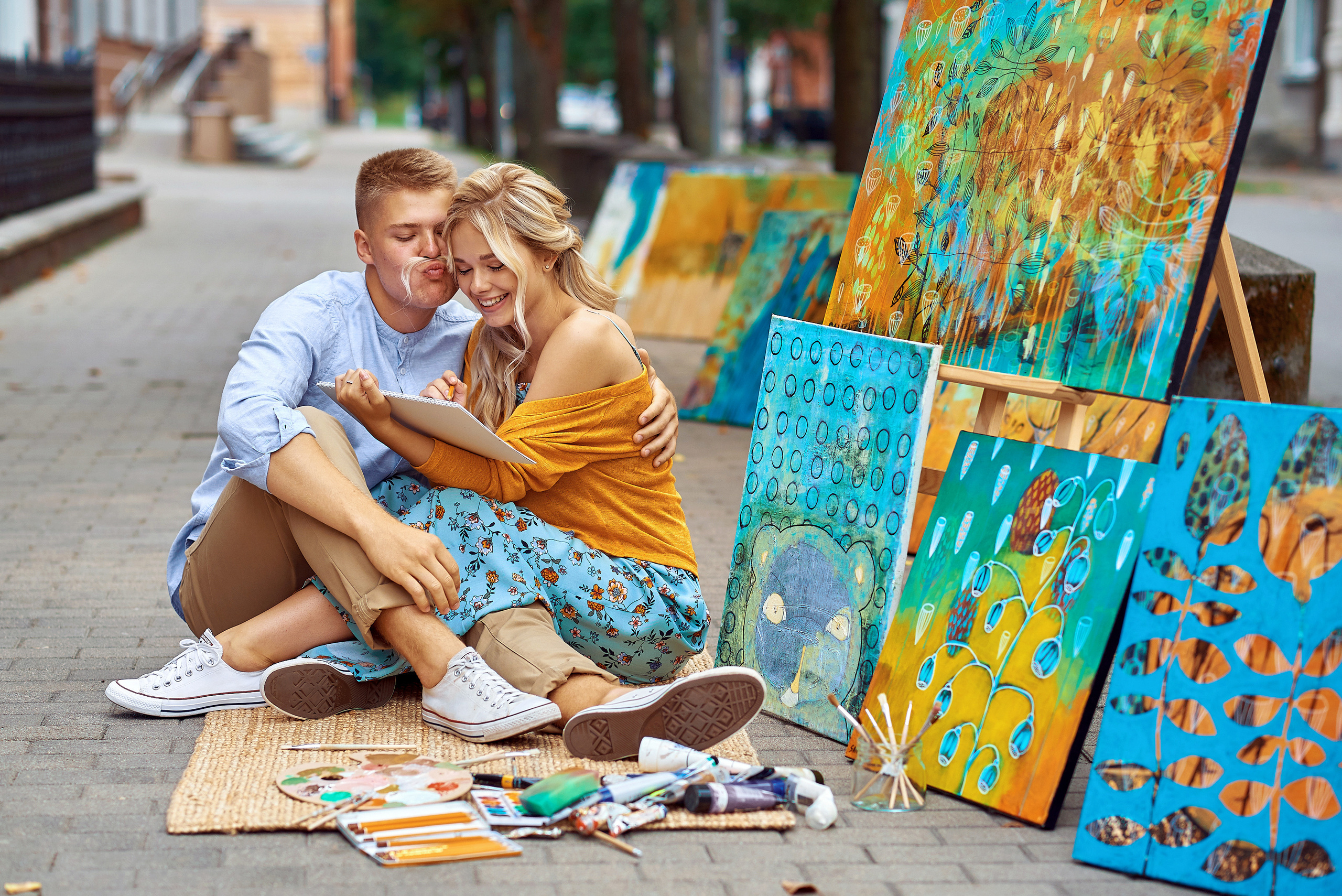 Краски любви. Fotogrāfs Aivars MIleika