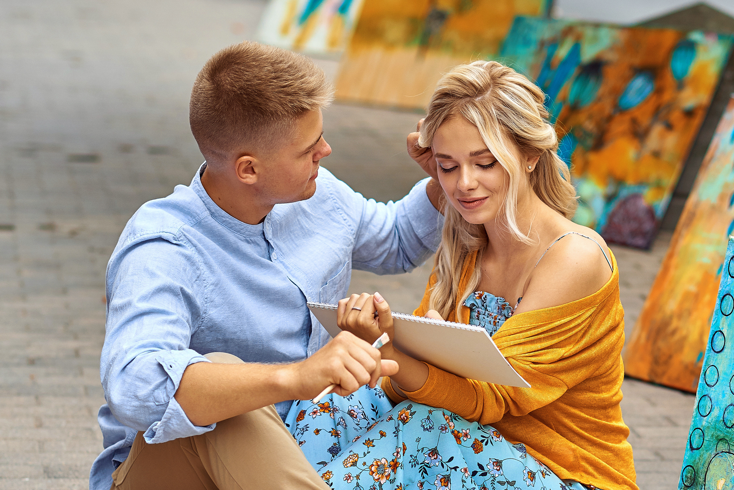 Краски любви. Fotogrāfs Aivars MIleika