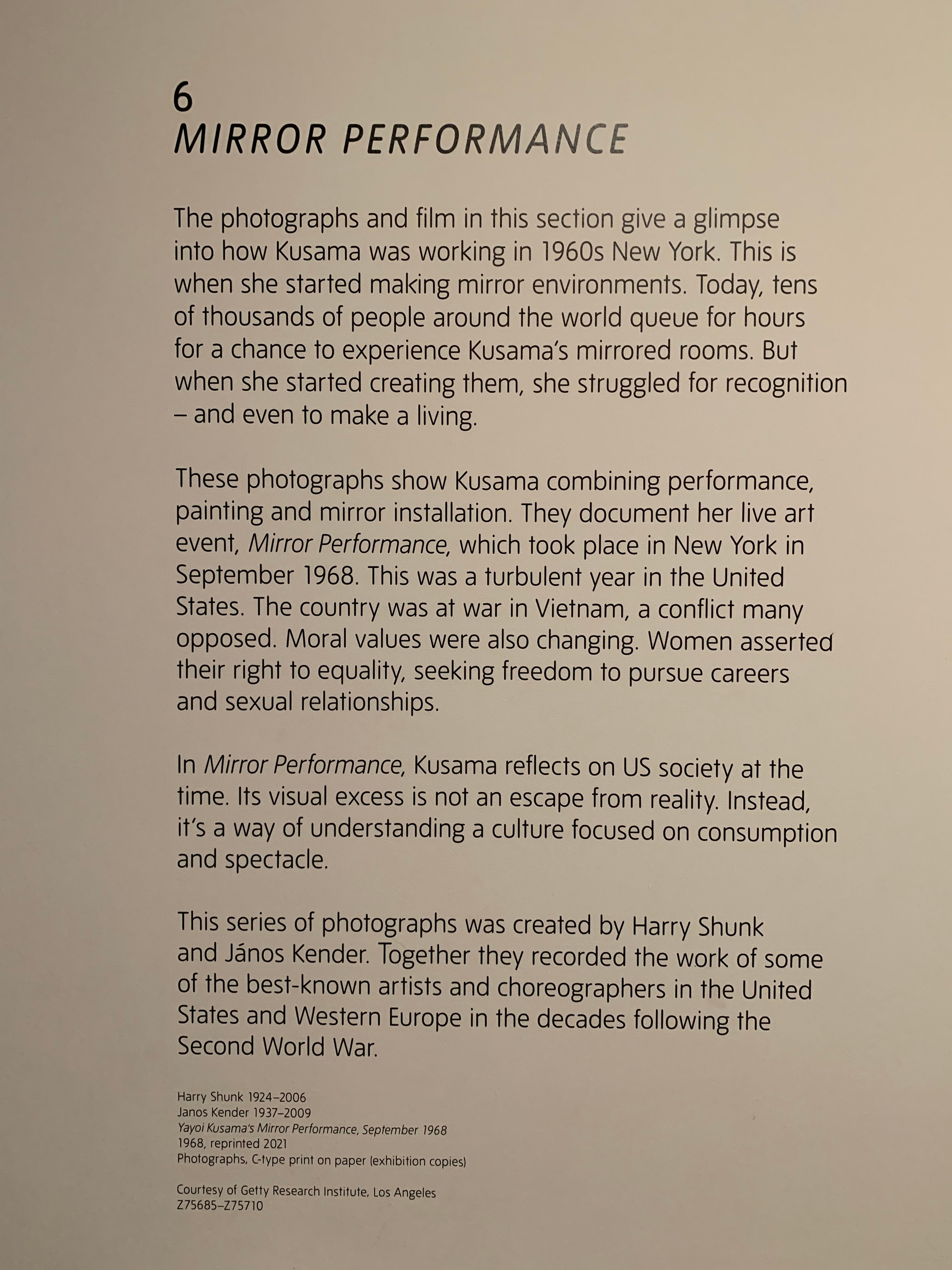 Kusama at Tate Modern. Victoria Dini. Art photography in London / Folkestone, UK
