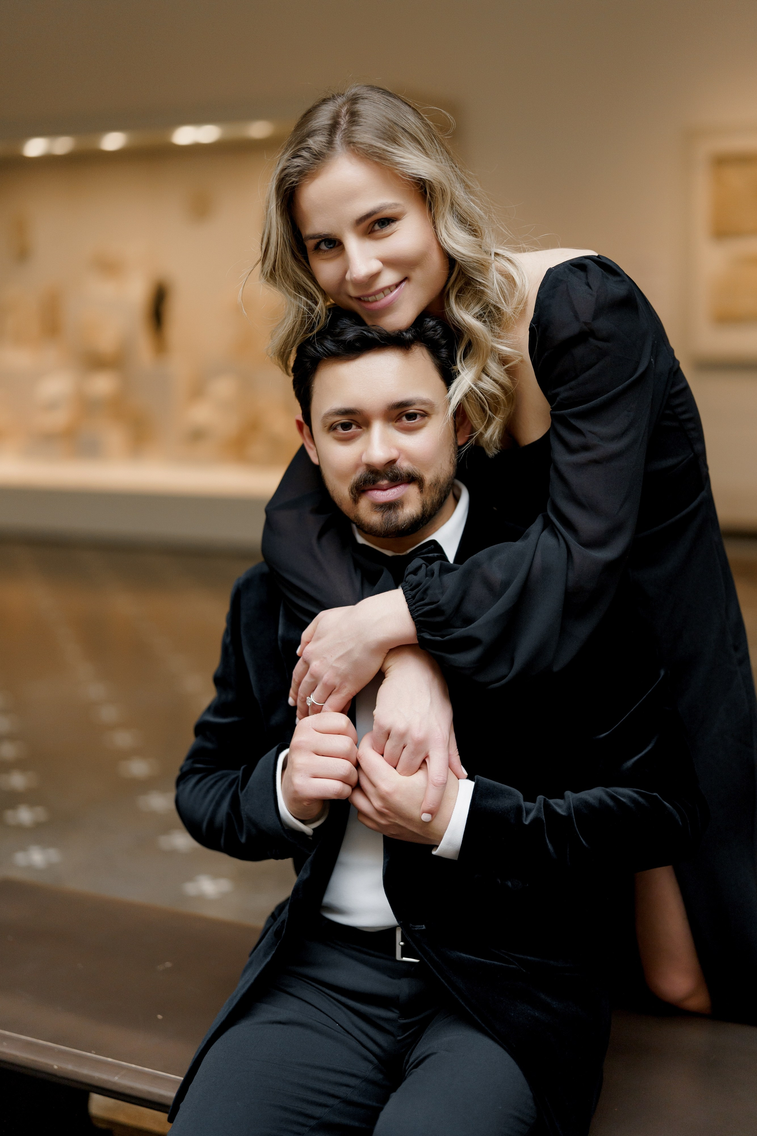 Caroline and Brendan’s Museum MET and Library Engagement Shoot. Wedding photographer and videographer New York | New Jersey