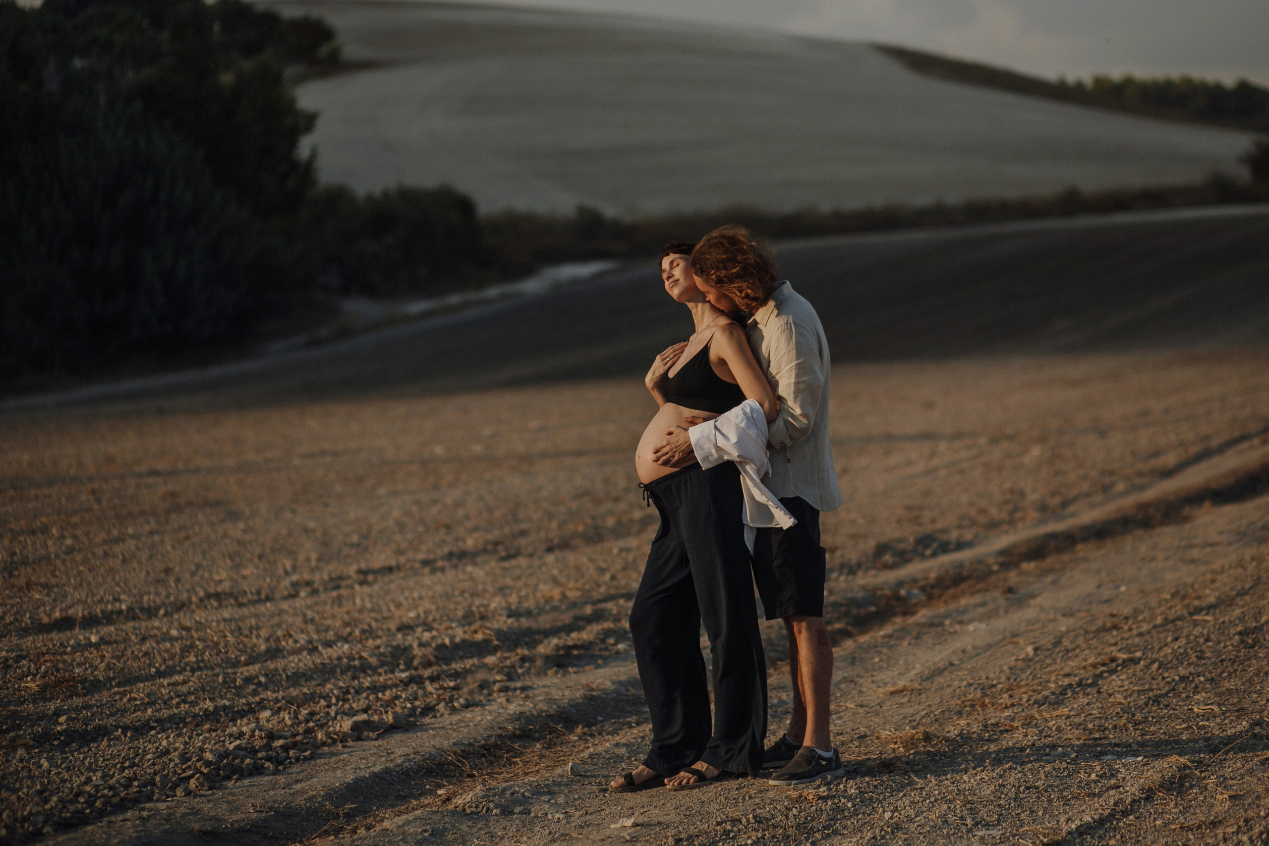Kiryat Tivon field. Family photographer in Israel