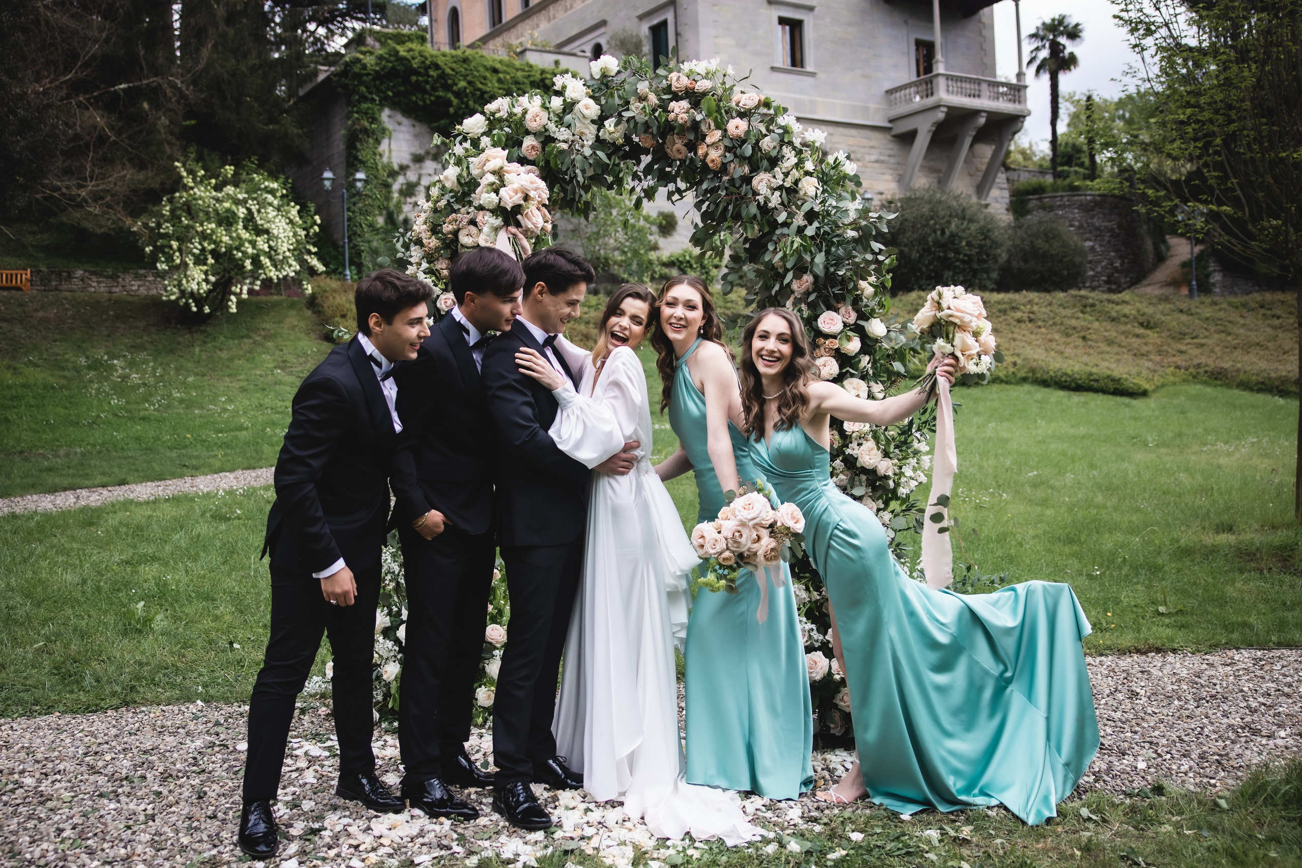 Tuscany Wedding Villa La Commenda Concordia. Professional wedding photographer in Copenhagen, Denmark — Julia Byron