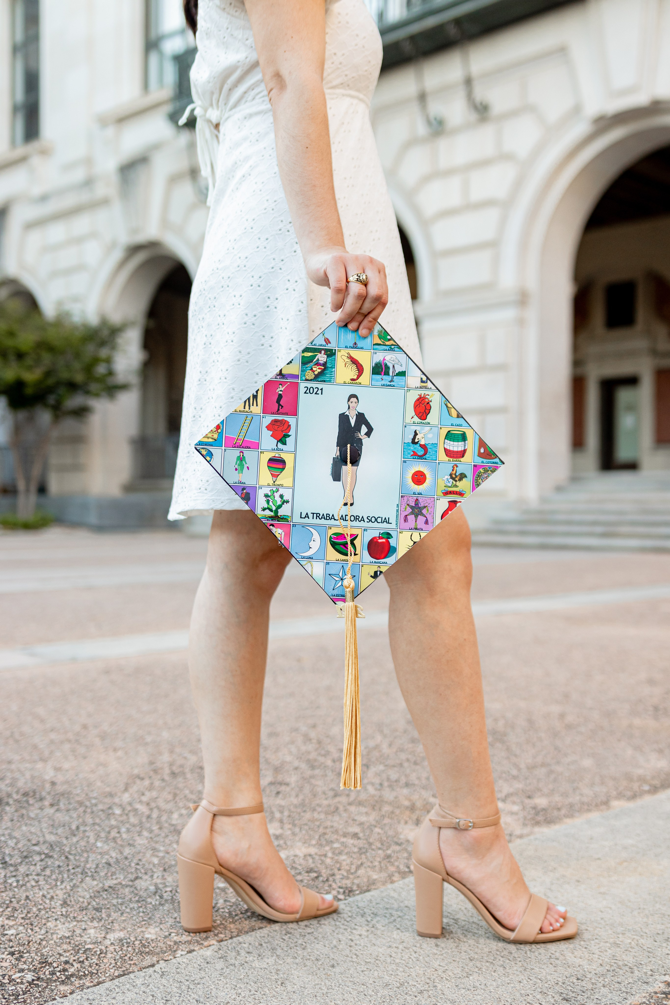 Yulissa's graduation photoshoot at the University of Texas