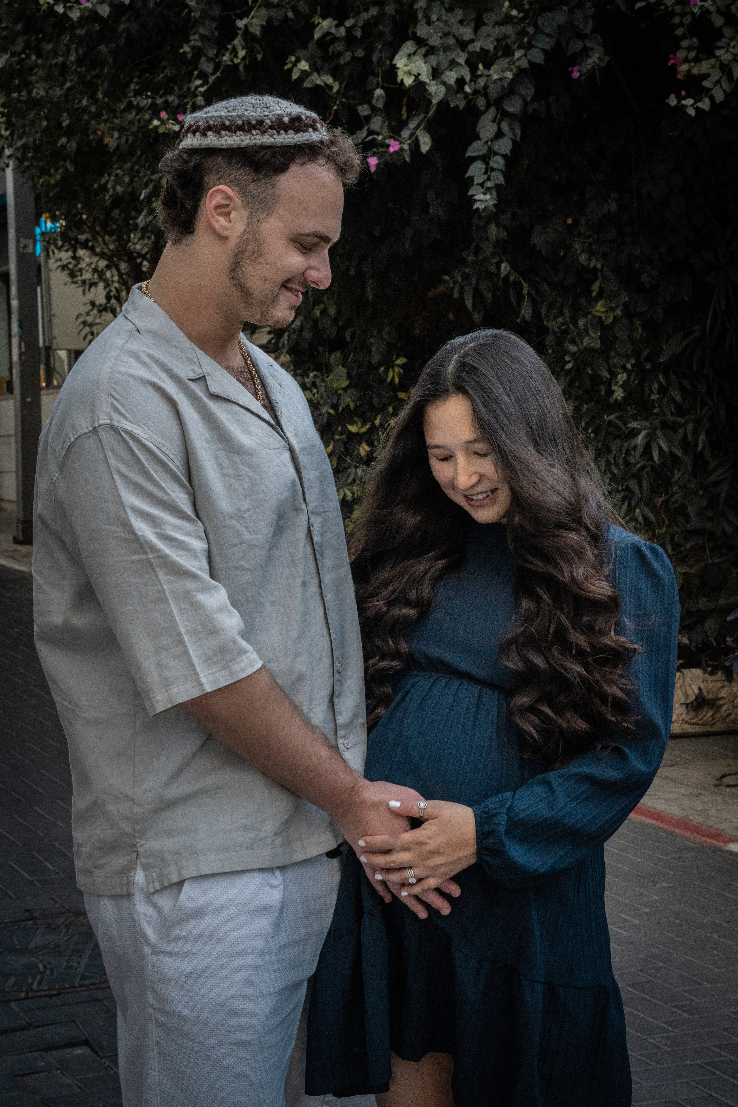 Naomi & Surli, Neve Tzedek, December 2025. Divign By Tehilah — Meaningful Graphic Design & Photography