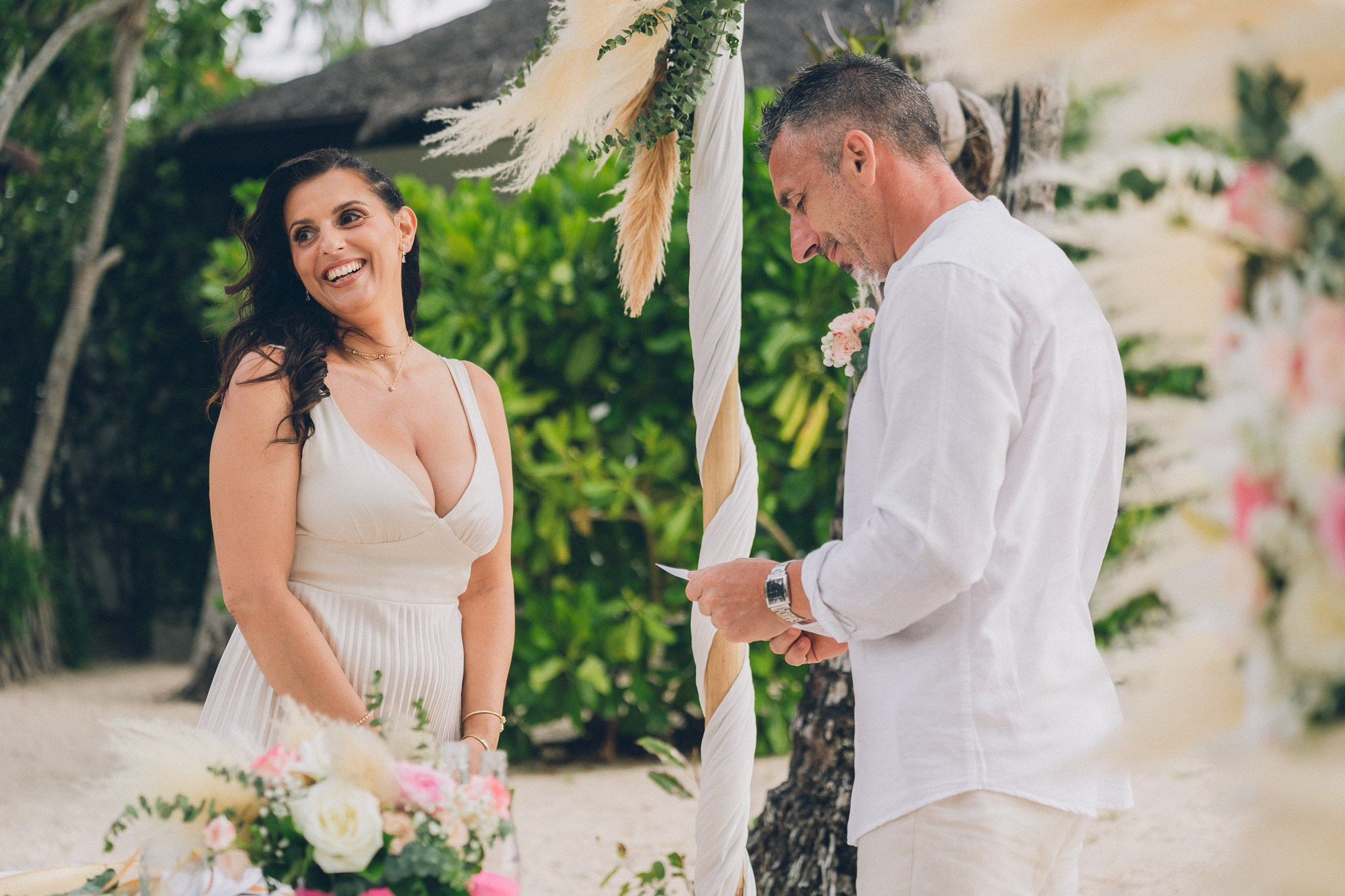 Ventrone Antonella and Lespes Angelo. Mariage à Koh Samui, en Thaïlande. Whatsapp: +66 94 3 650 301