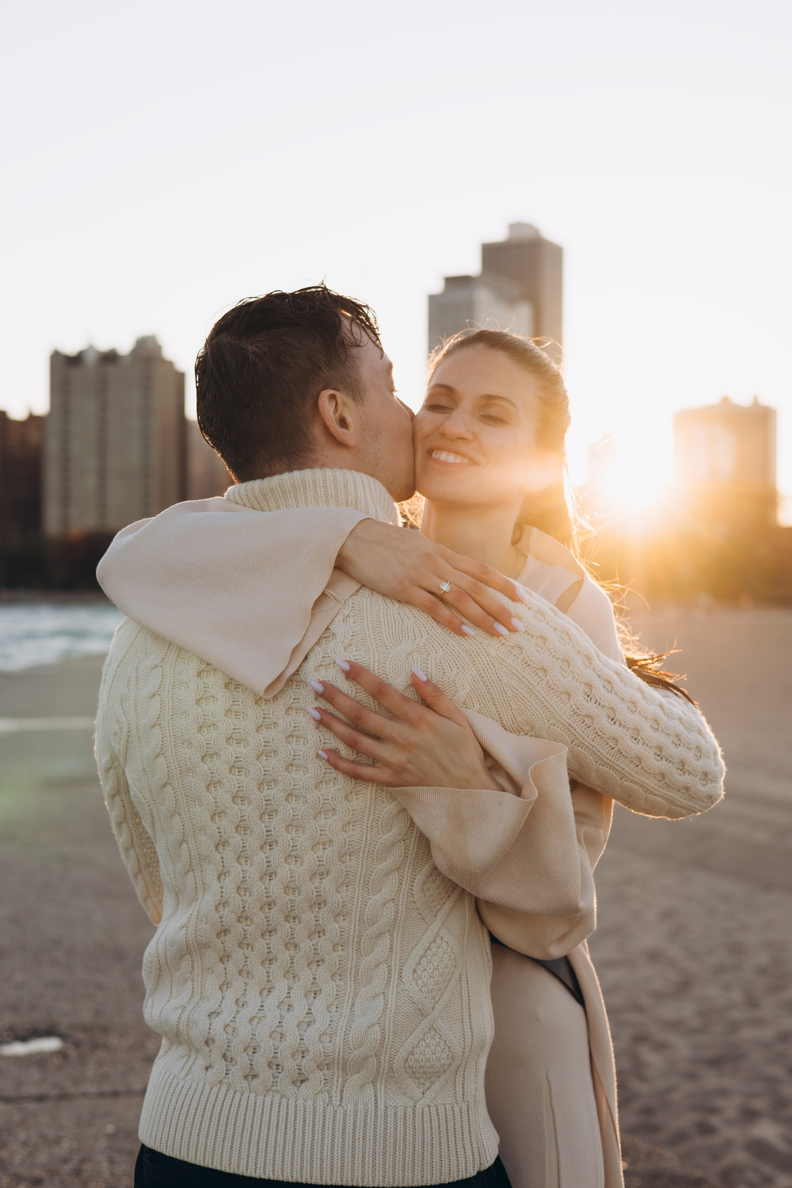 North Lake Shore Proposal — Chicago Photographer — Margarita Chudinova