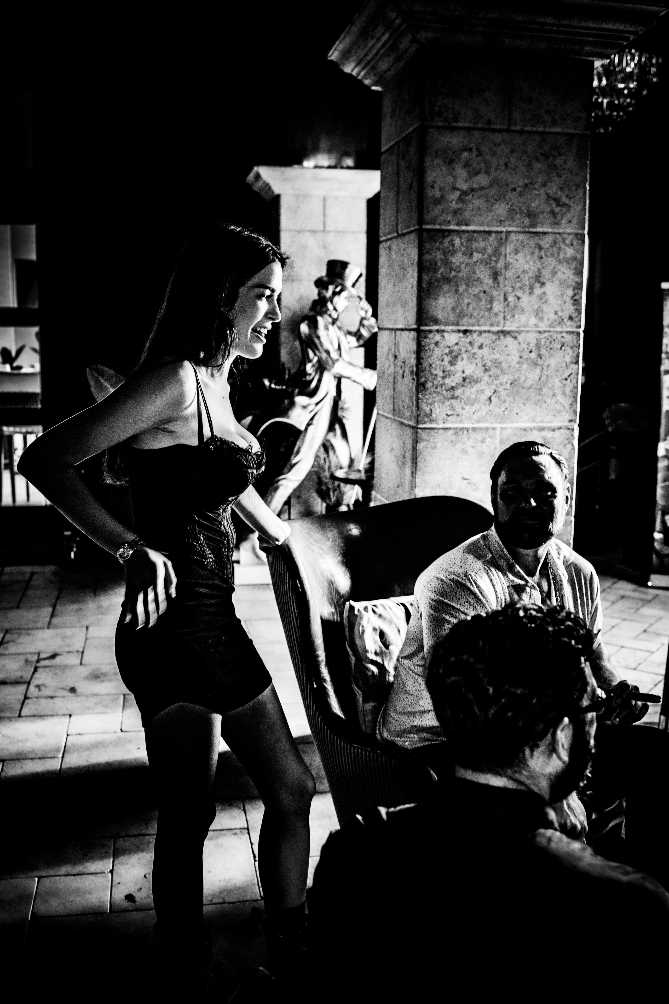 Burn Black and White Series. Out and About 239