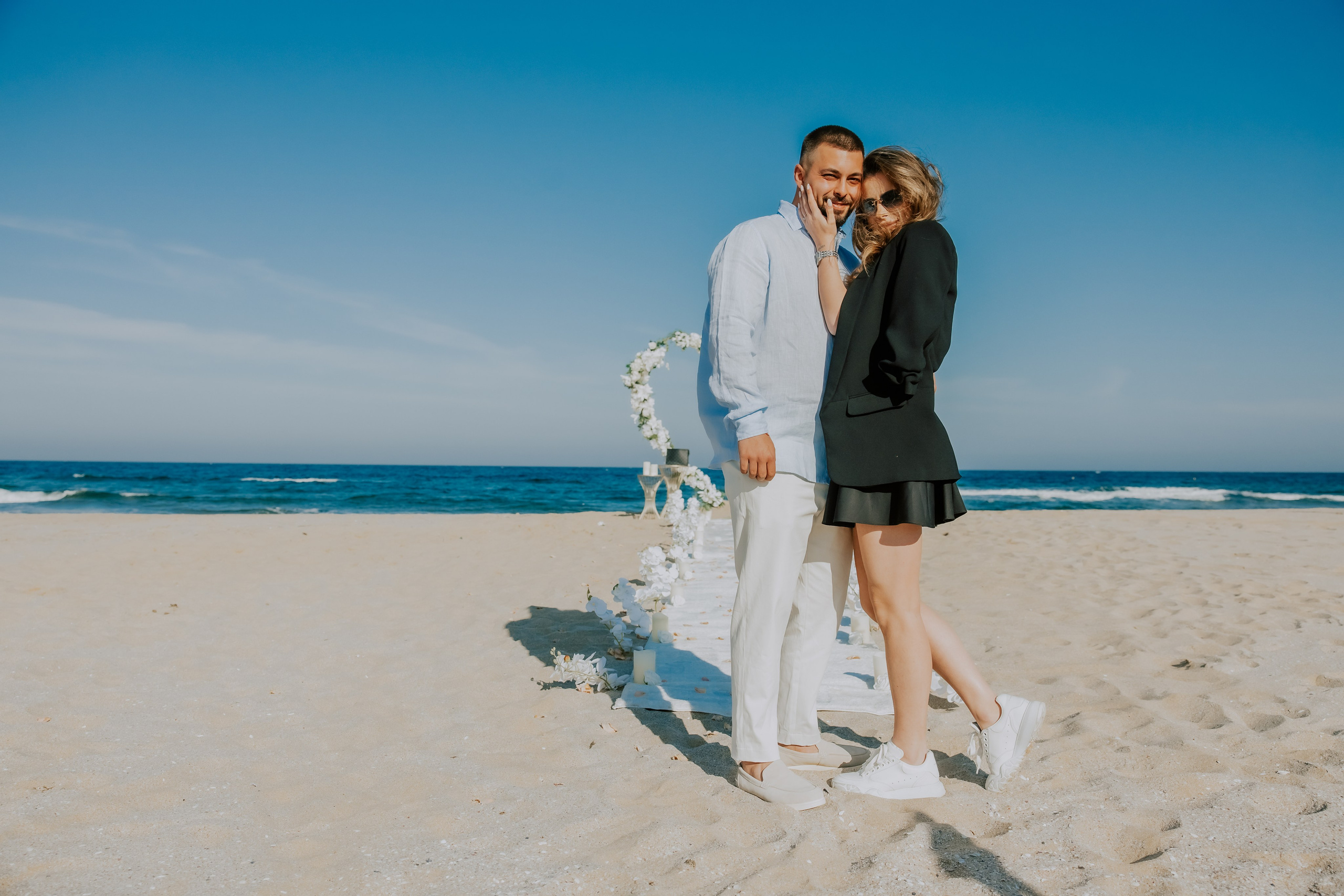 Годеж на плажа. Фотограф Ирина Йотова